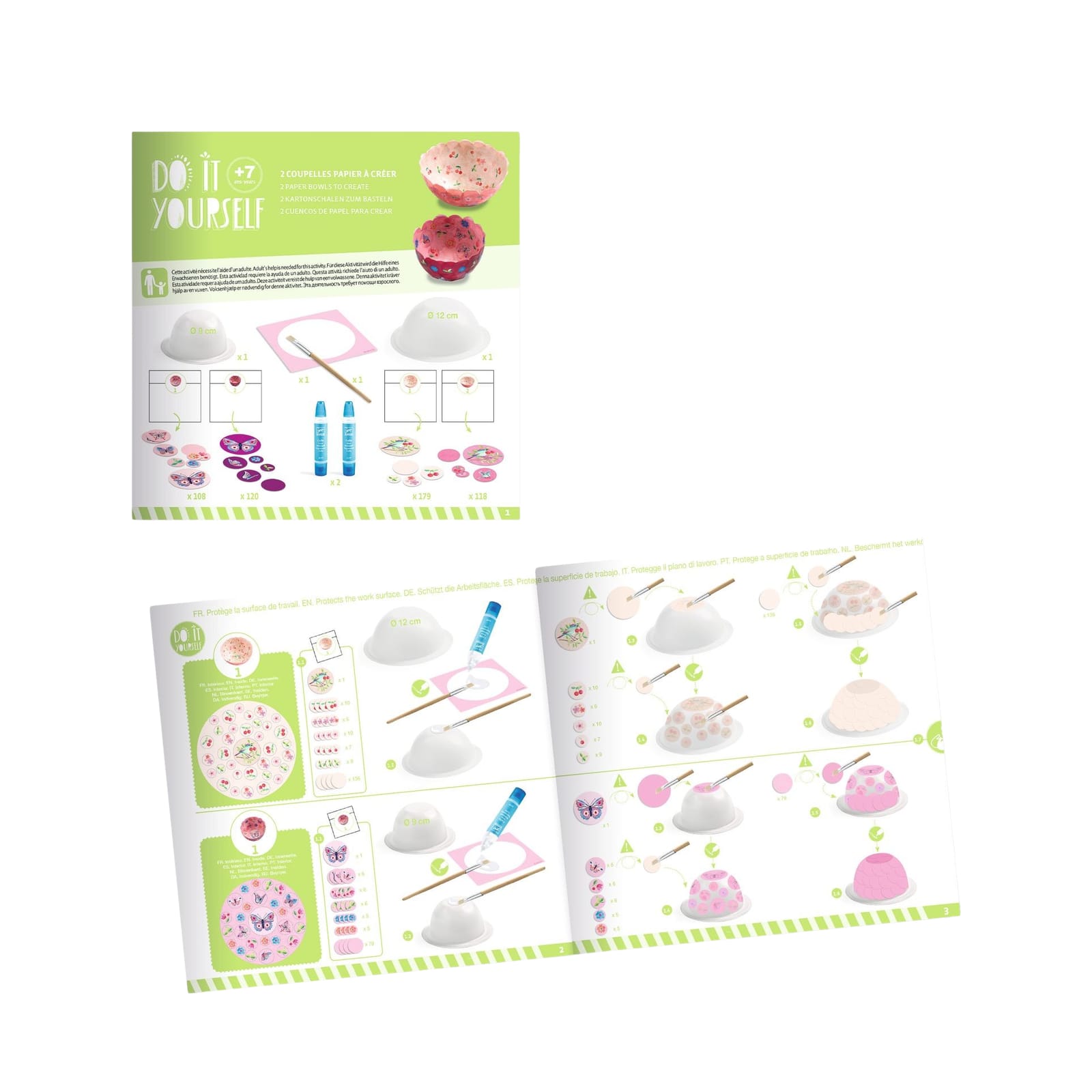 Do It Yourself Craft Set - Paper Bowls The Air