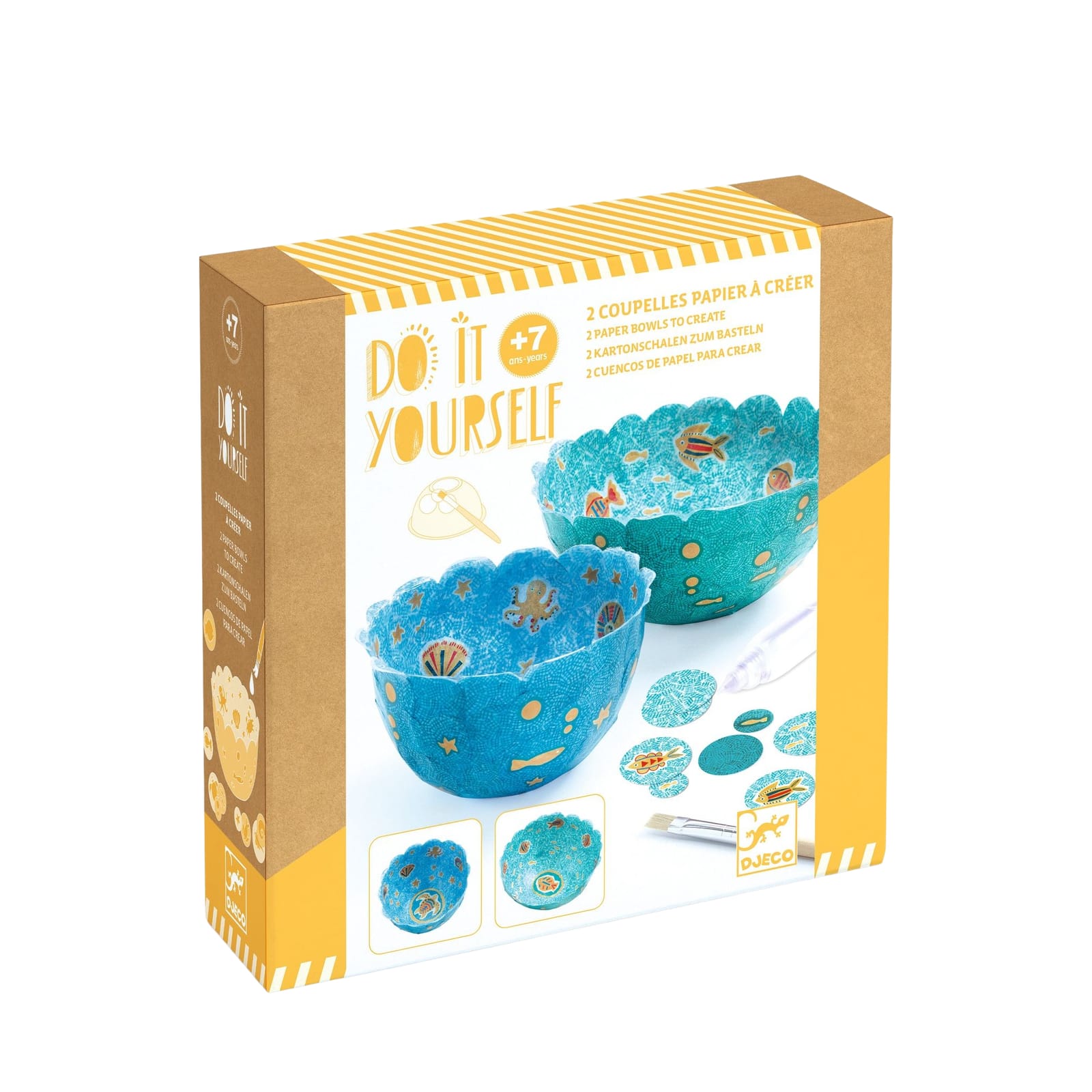 Do It Yourself Craft Set - Paper Bowls The Sea