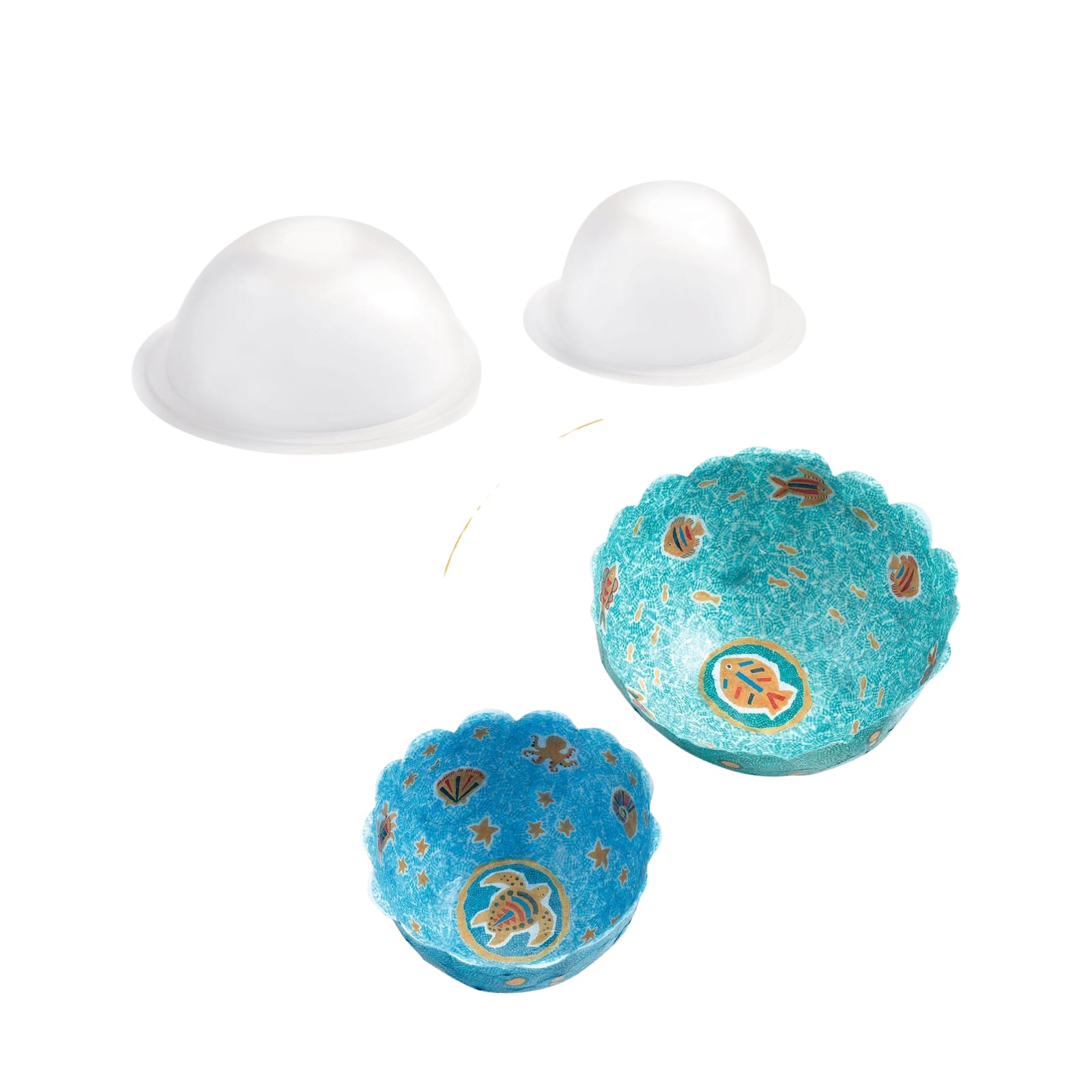 Do It Yourself Craft Set - Paper Bowls The Sea
