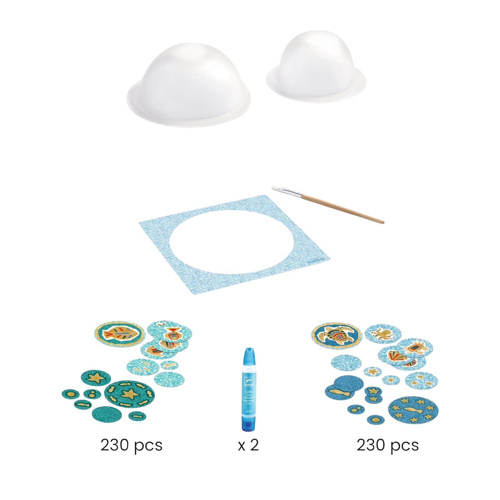 Do It Yourself Craft Set - Paper Bowls The Sea