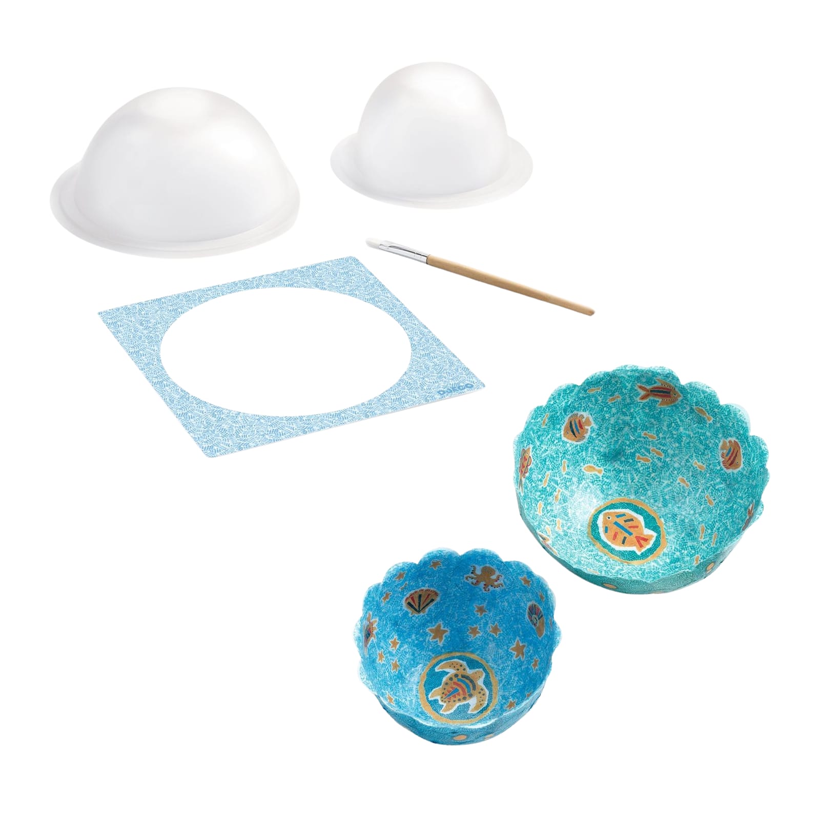 Do It Yourself Craft Set - Paper Bowls The Sea