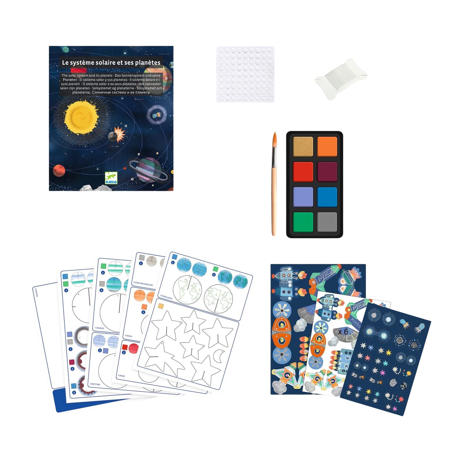 Painting Craft Set - Solar System Mobile