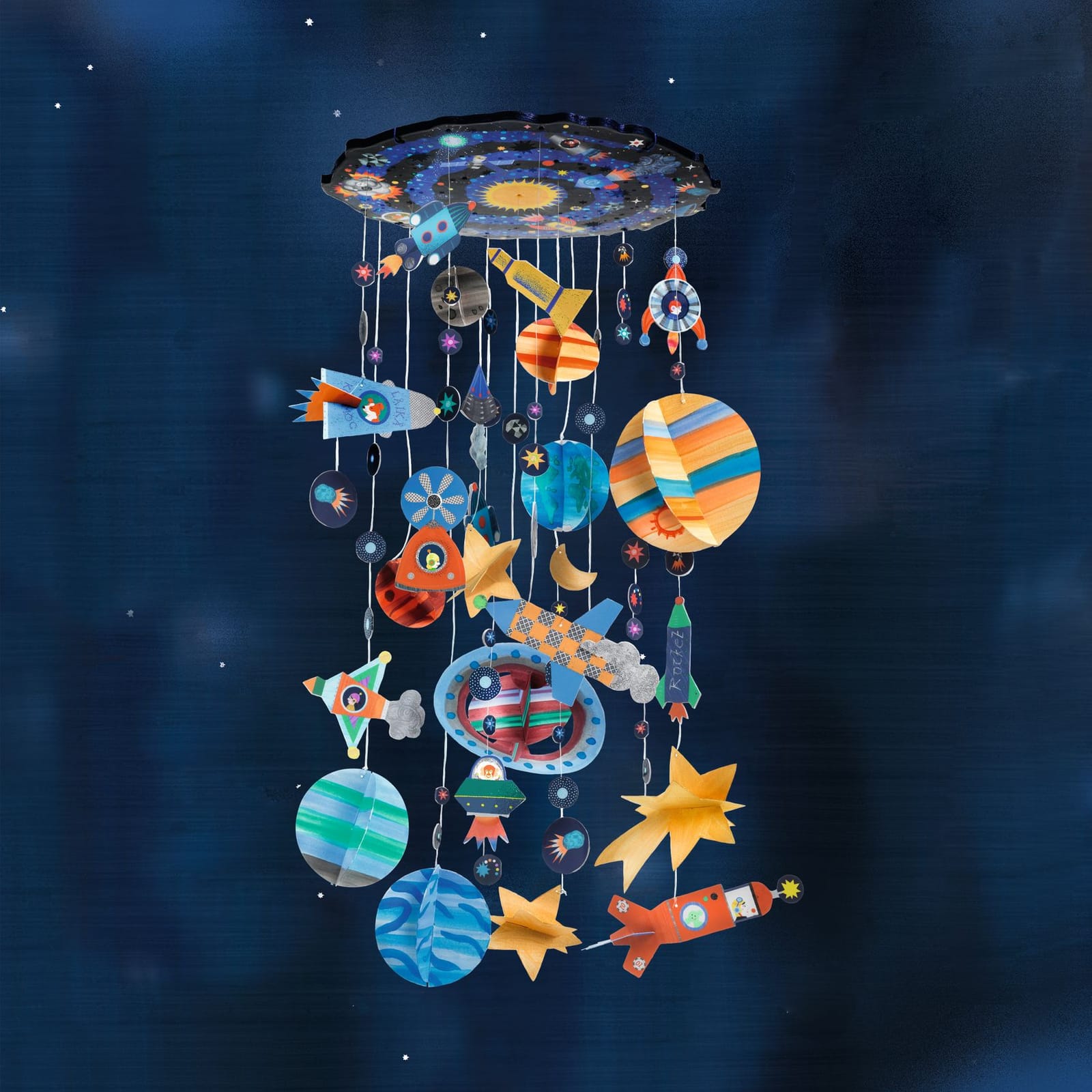 Painting Craft Set - Solar System Mobile