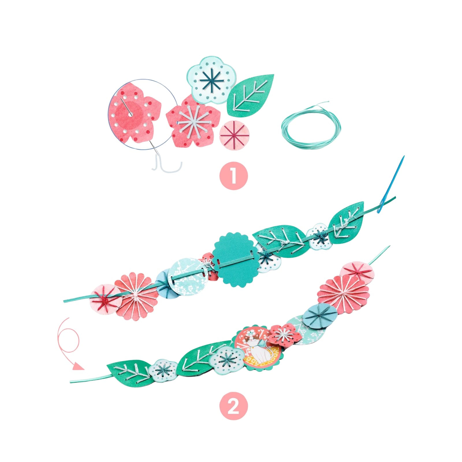 Do It Yourself Necklaces Craft Set - Flora