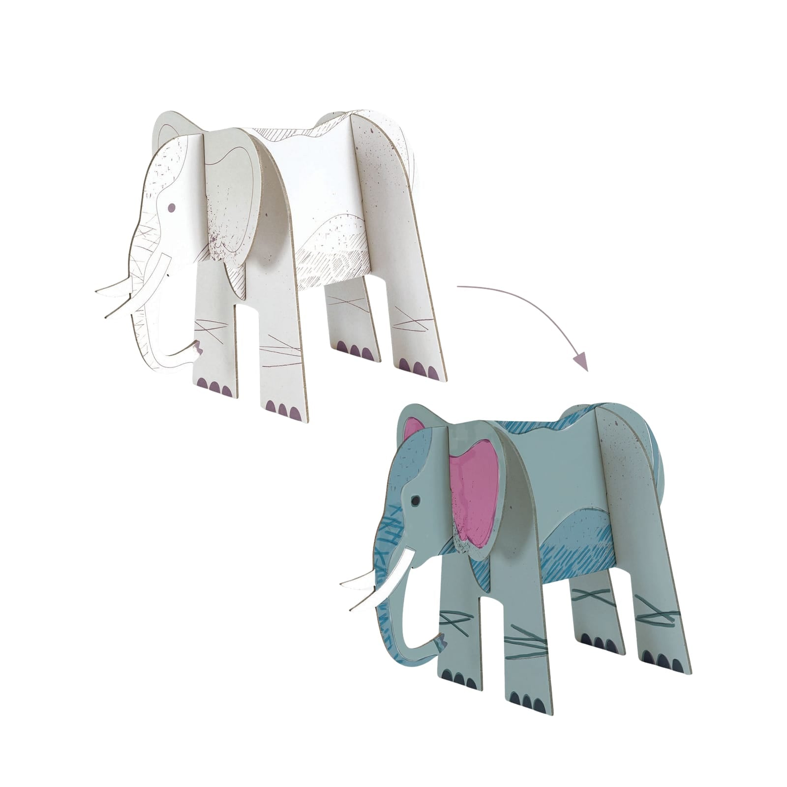 Colour Assemble Play Craft Set - Savanna