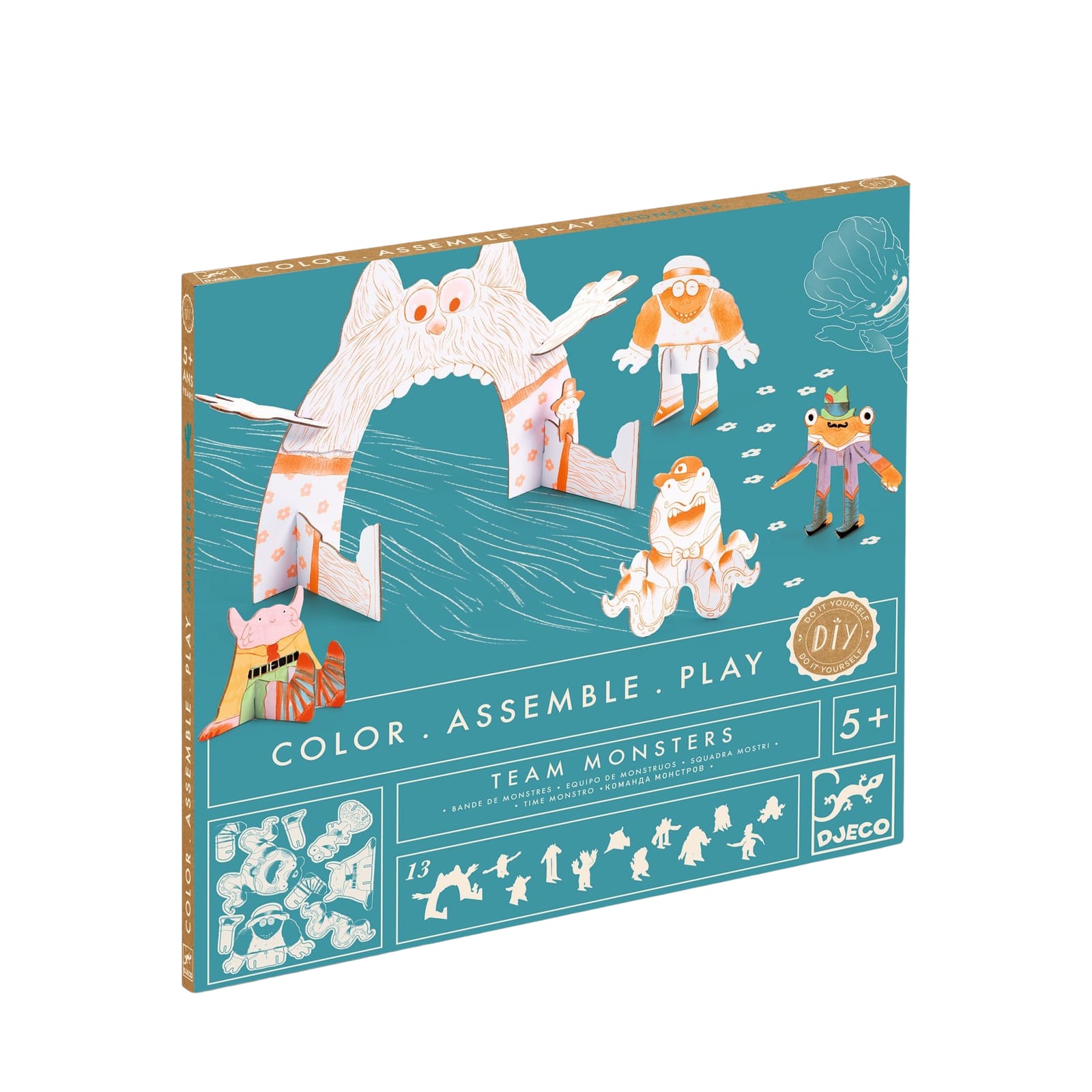 Colour Assemble Play Craft Set - Team Monsters