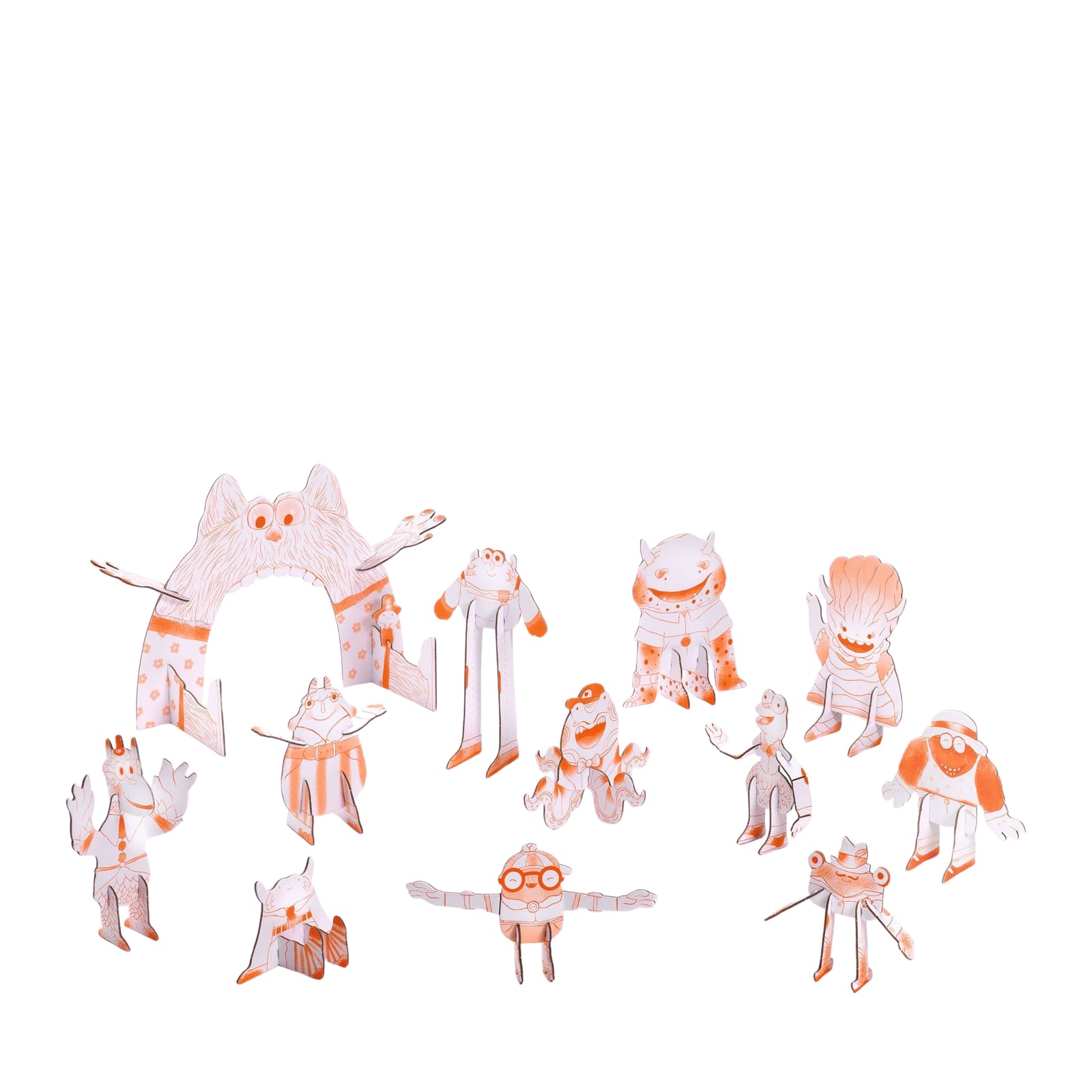 Colour Assemble Play Craft Set - Team Monsters