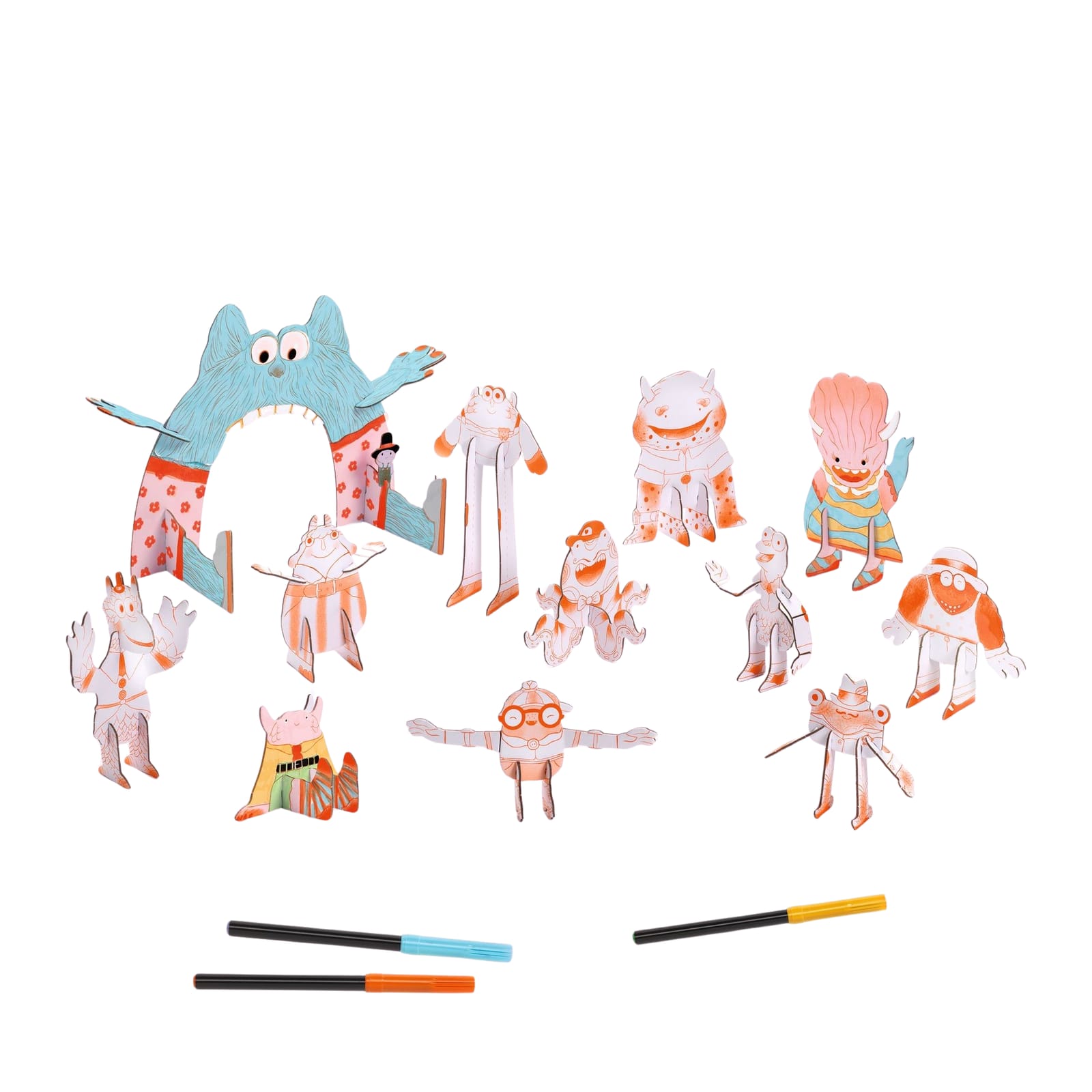 Colour Assemble Play Craft Set - Team Monsters