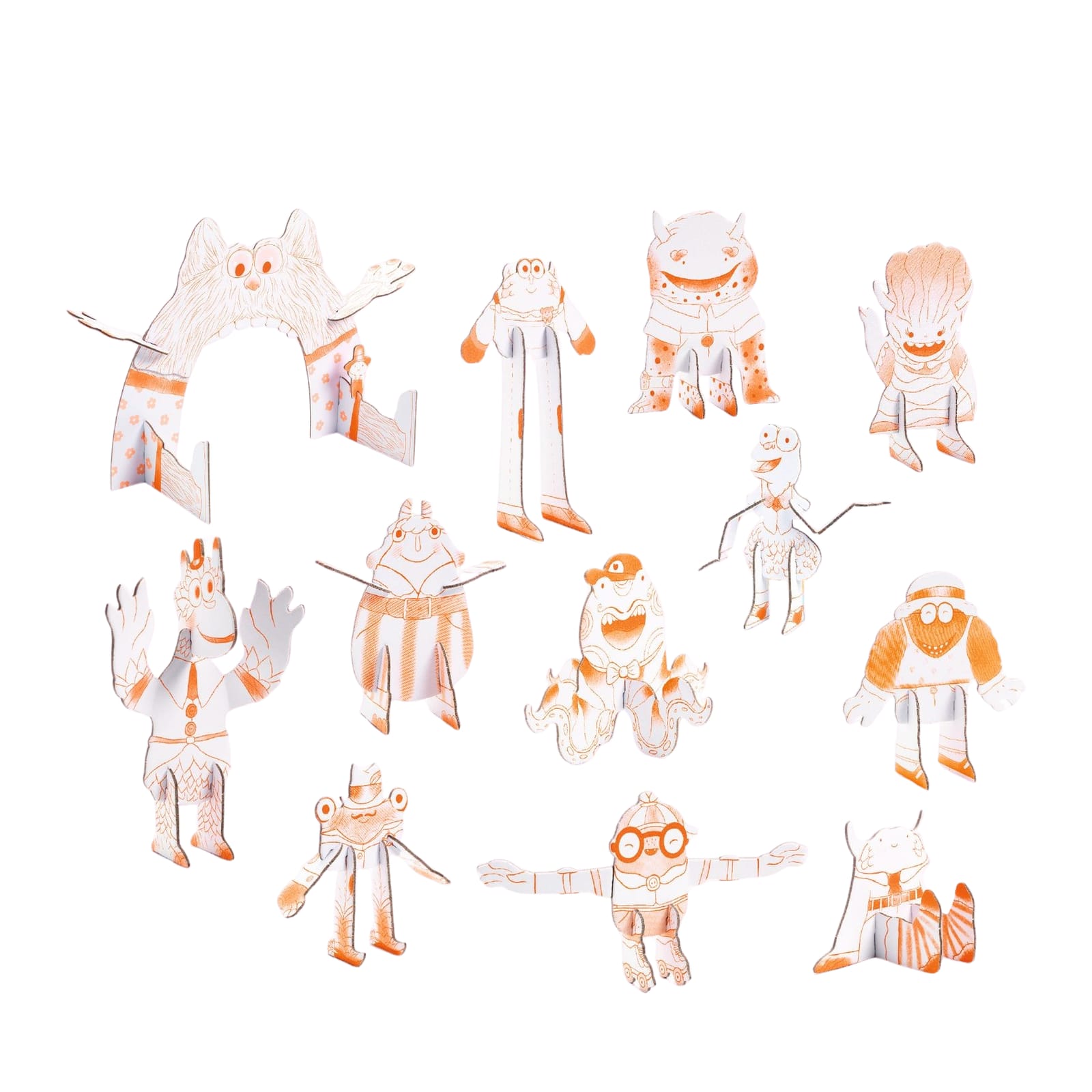 Colour Assemble Play Craft Set - Team Monsters