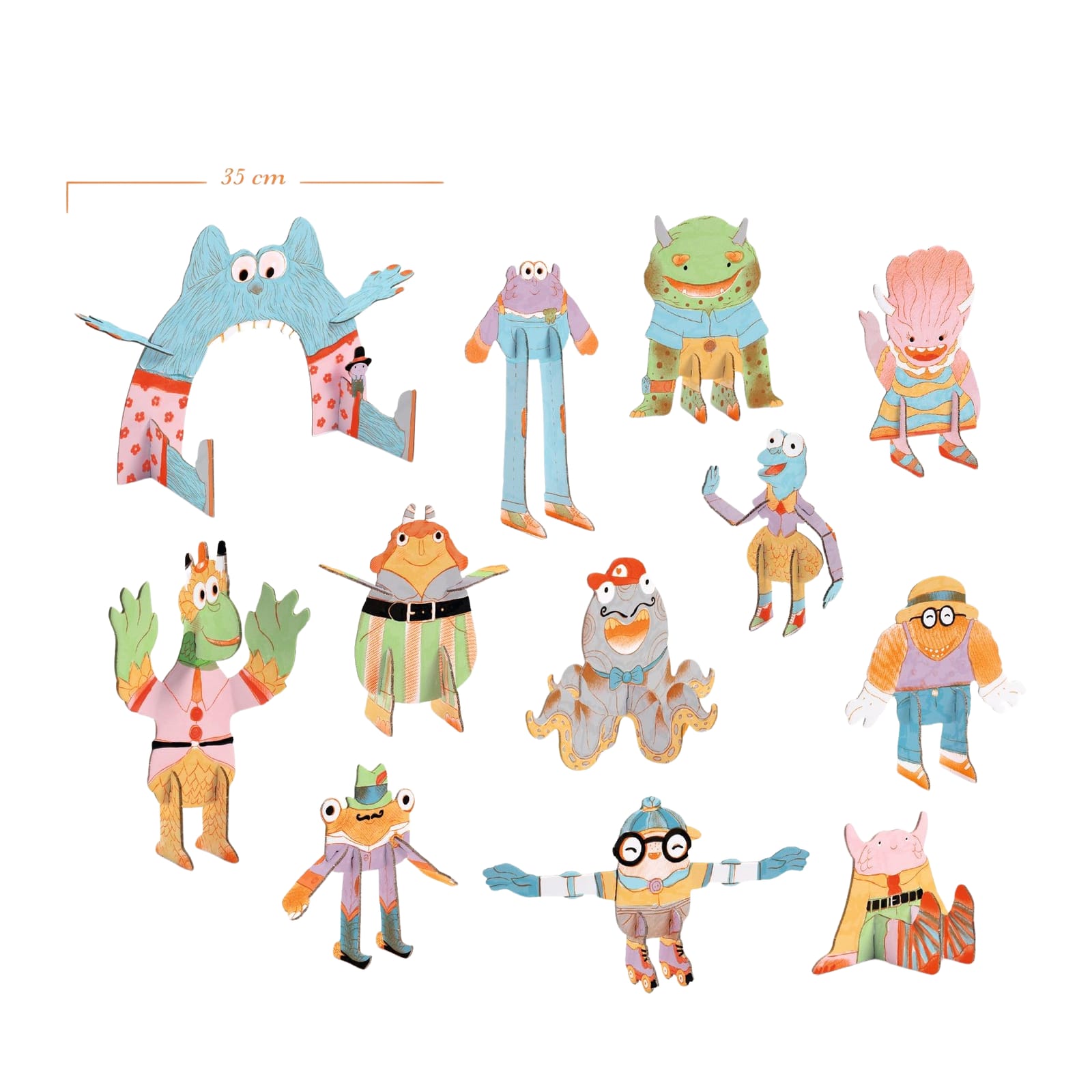 Colour Assemble Play Craft Set - Team Monsters