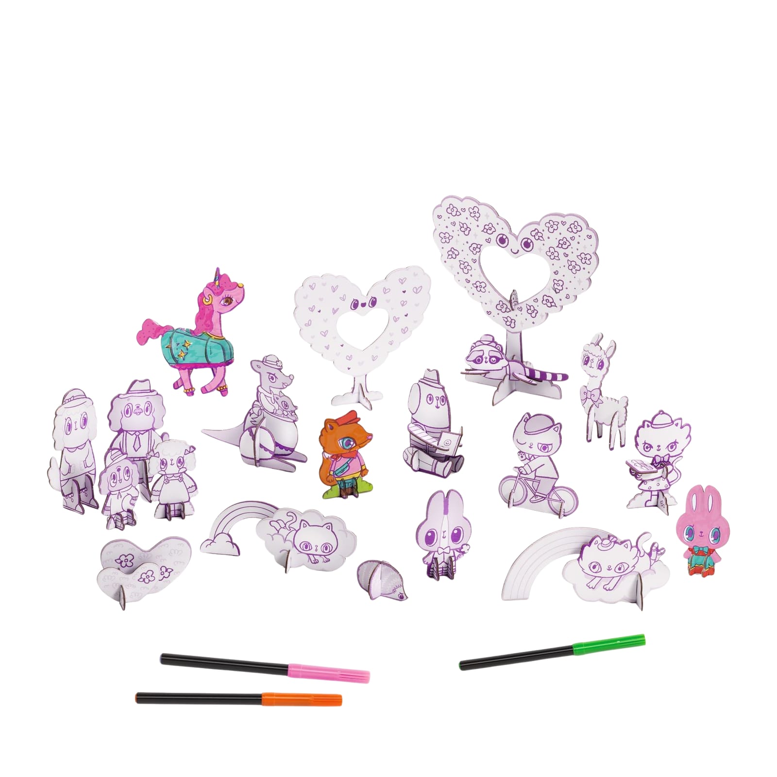 Colour Assemble Play Craft Set - Kawaii World