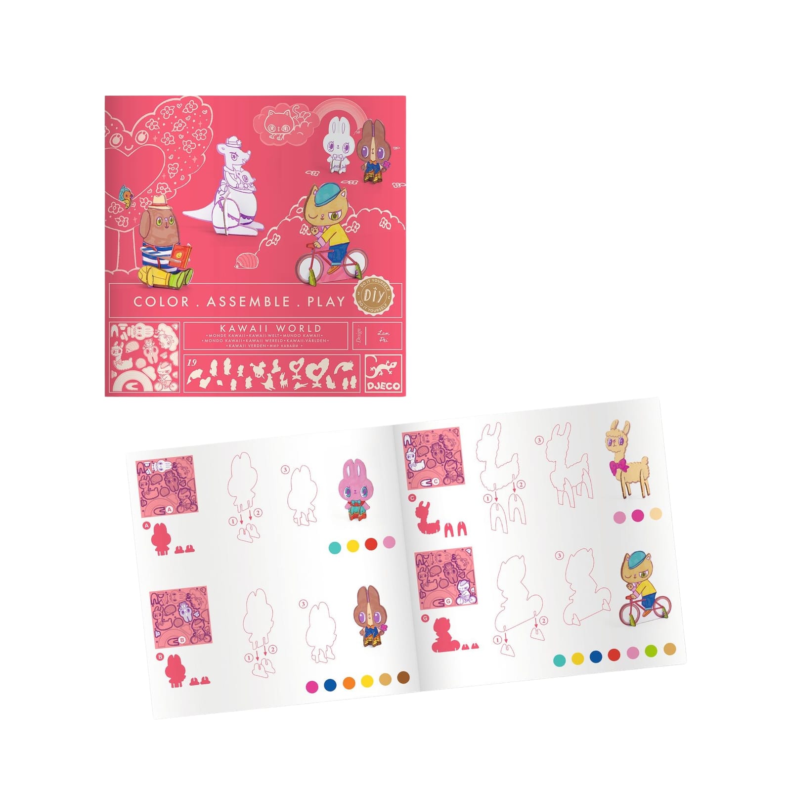 Colour Assemble Play Craft Set - Kawaii World