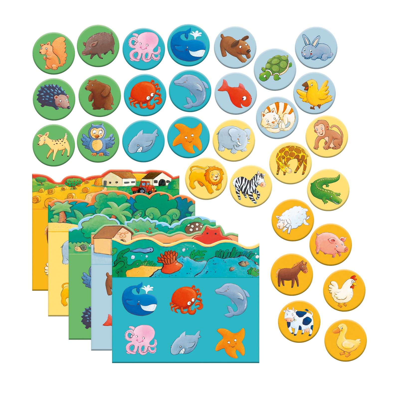 30 Piece Bingo Game - Animals