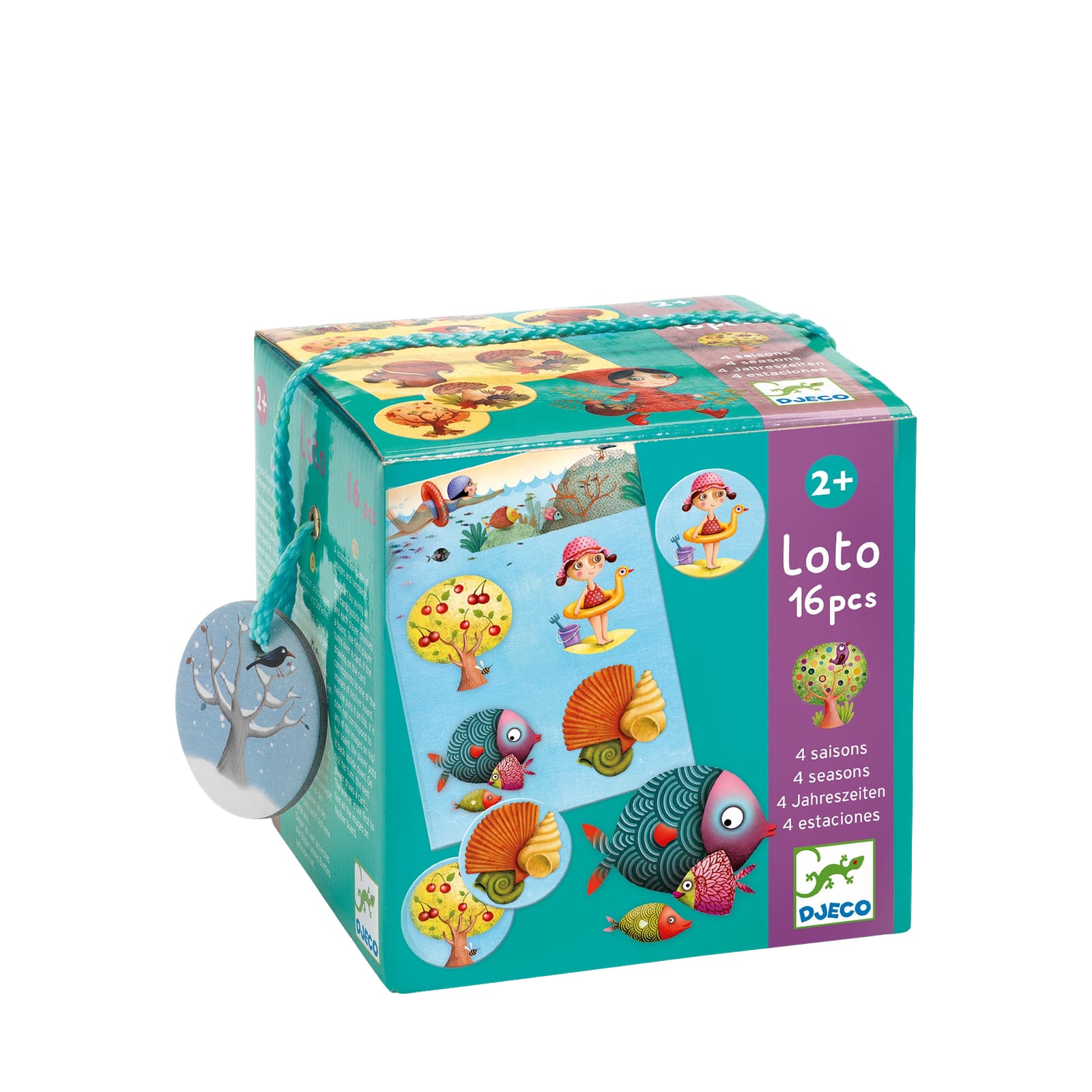 16 Piece Bingo Game - Four Seasons