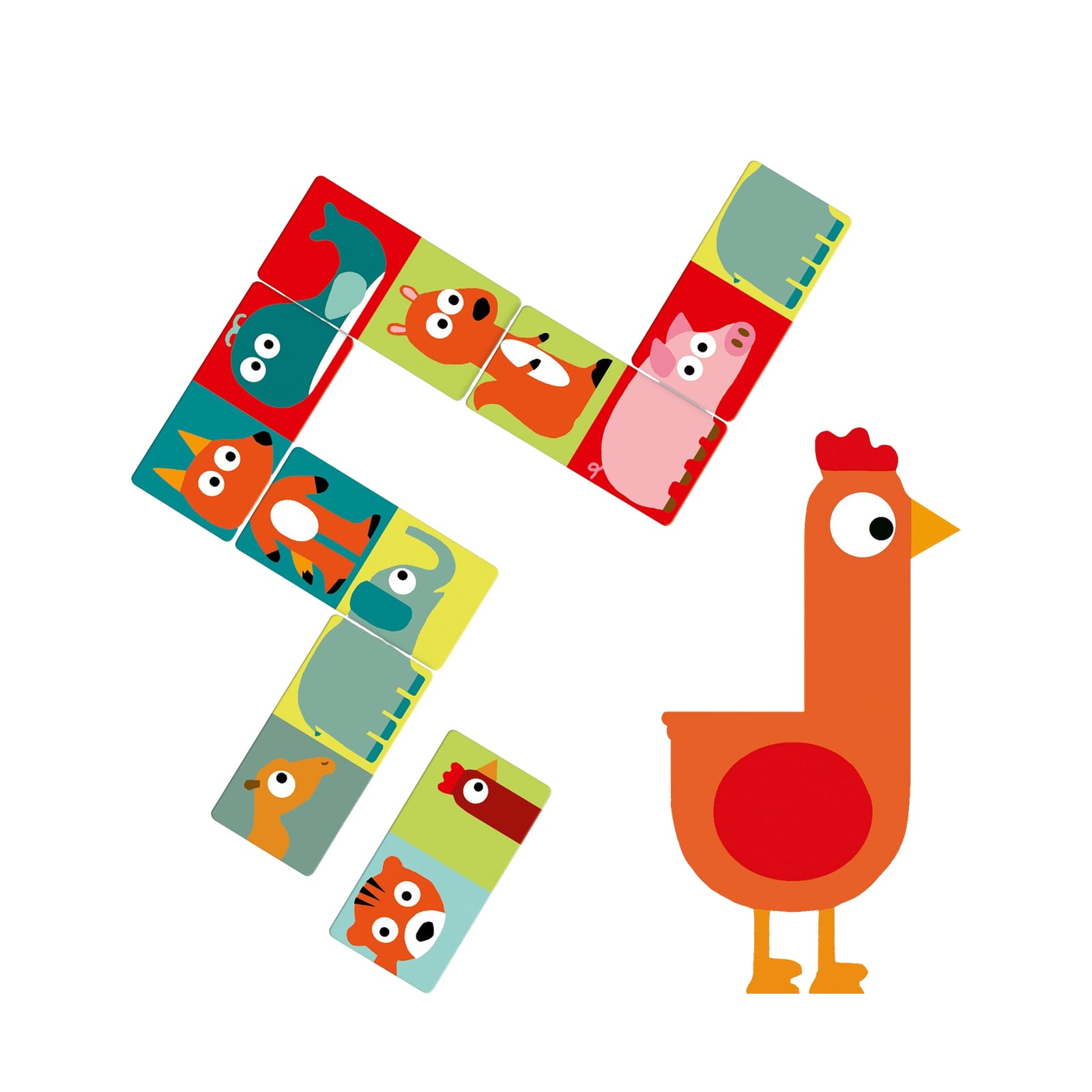 Domino Cards - Animals