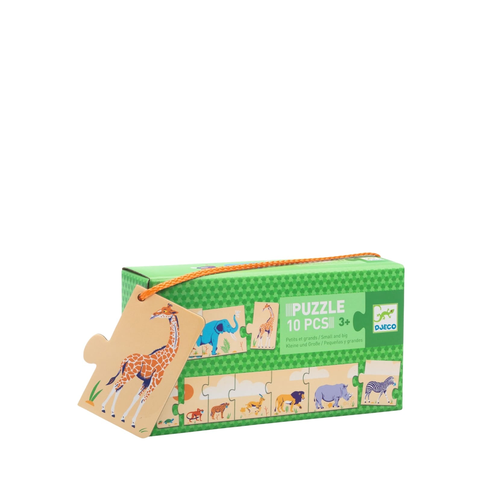 10 Piece Puzzle - Learn Big and Small