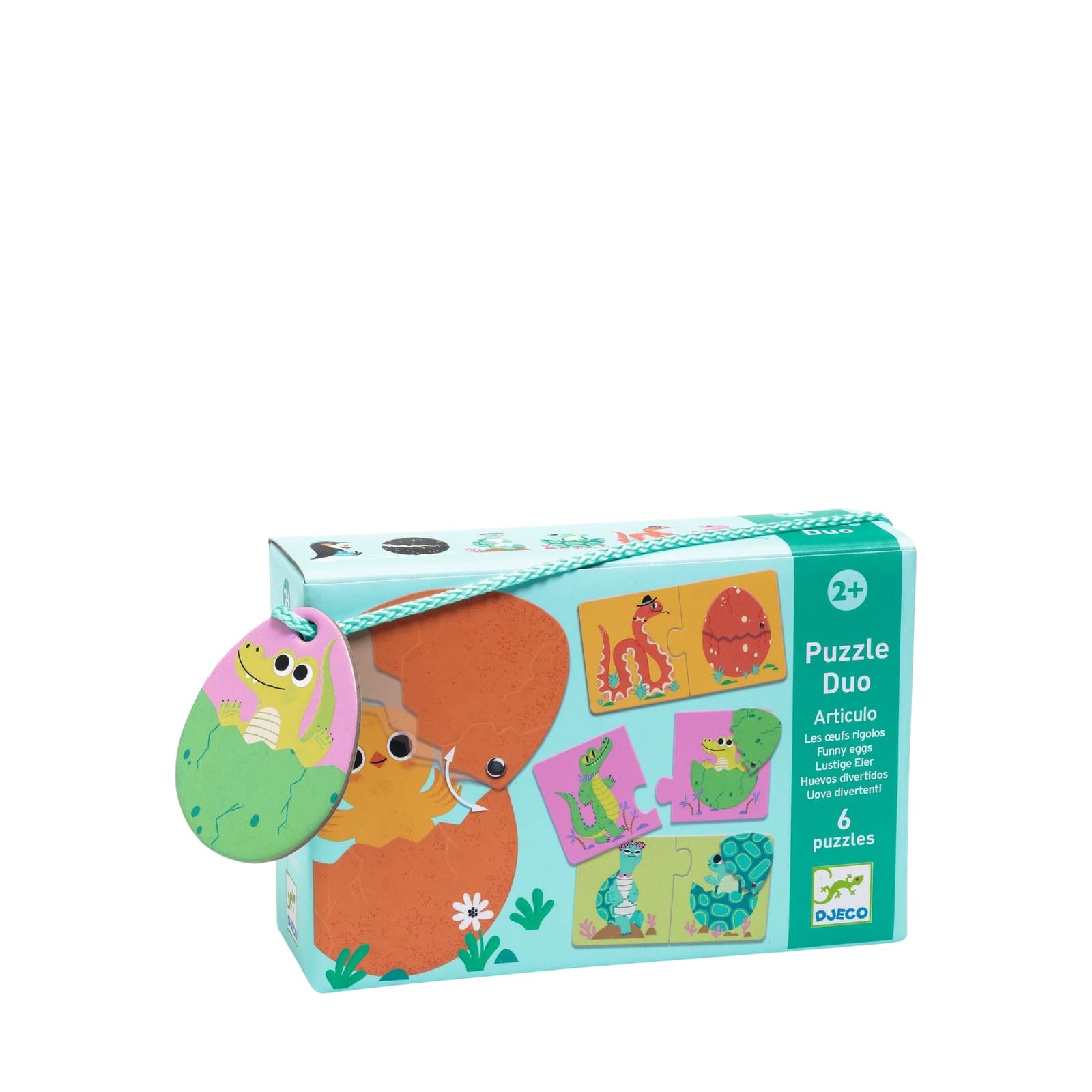6 Duo Puzzles - Funny Eggs