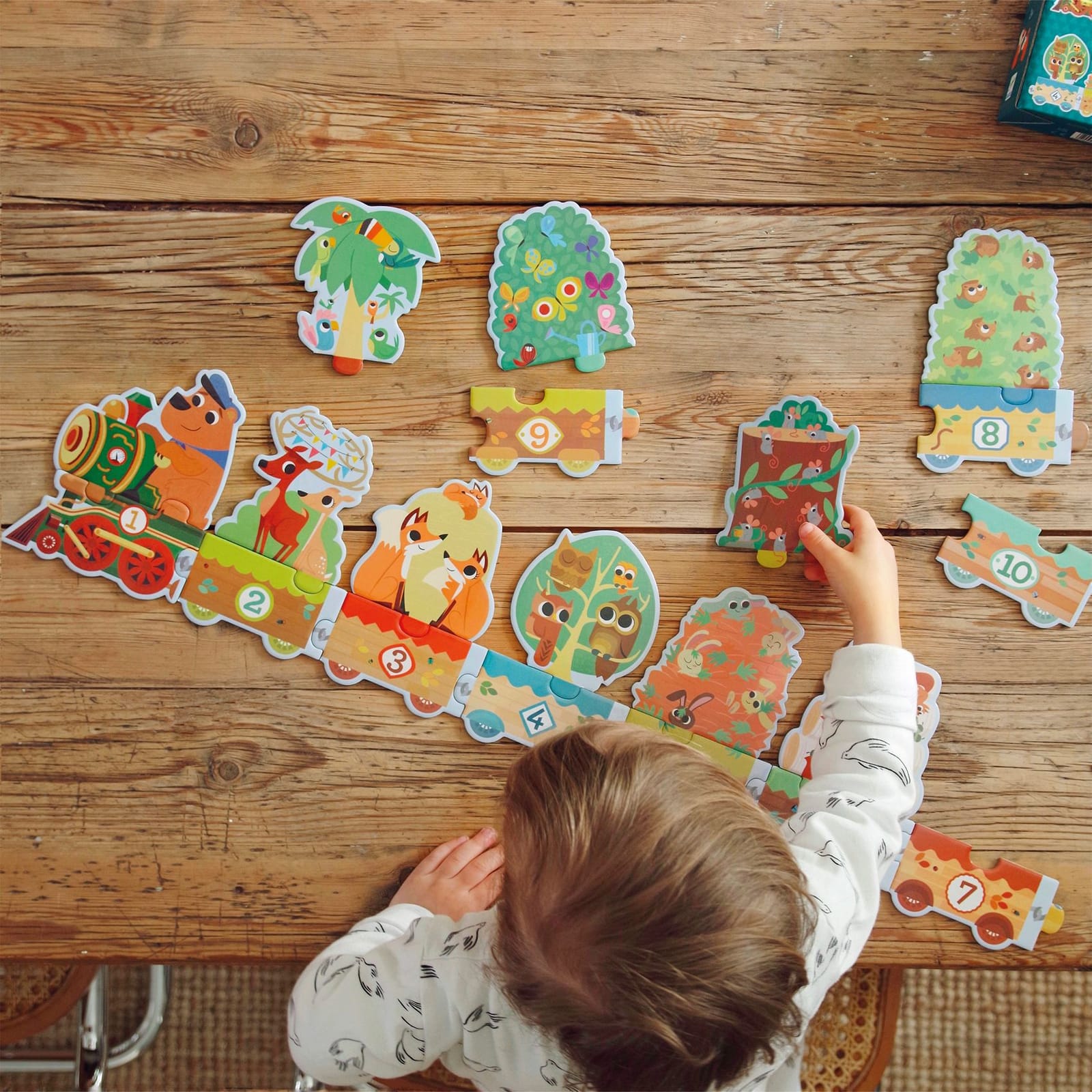 Counting 20 Piece Puzzle - Animal Train