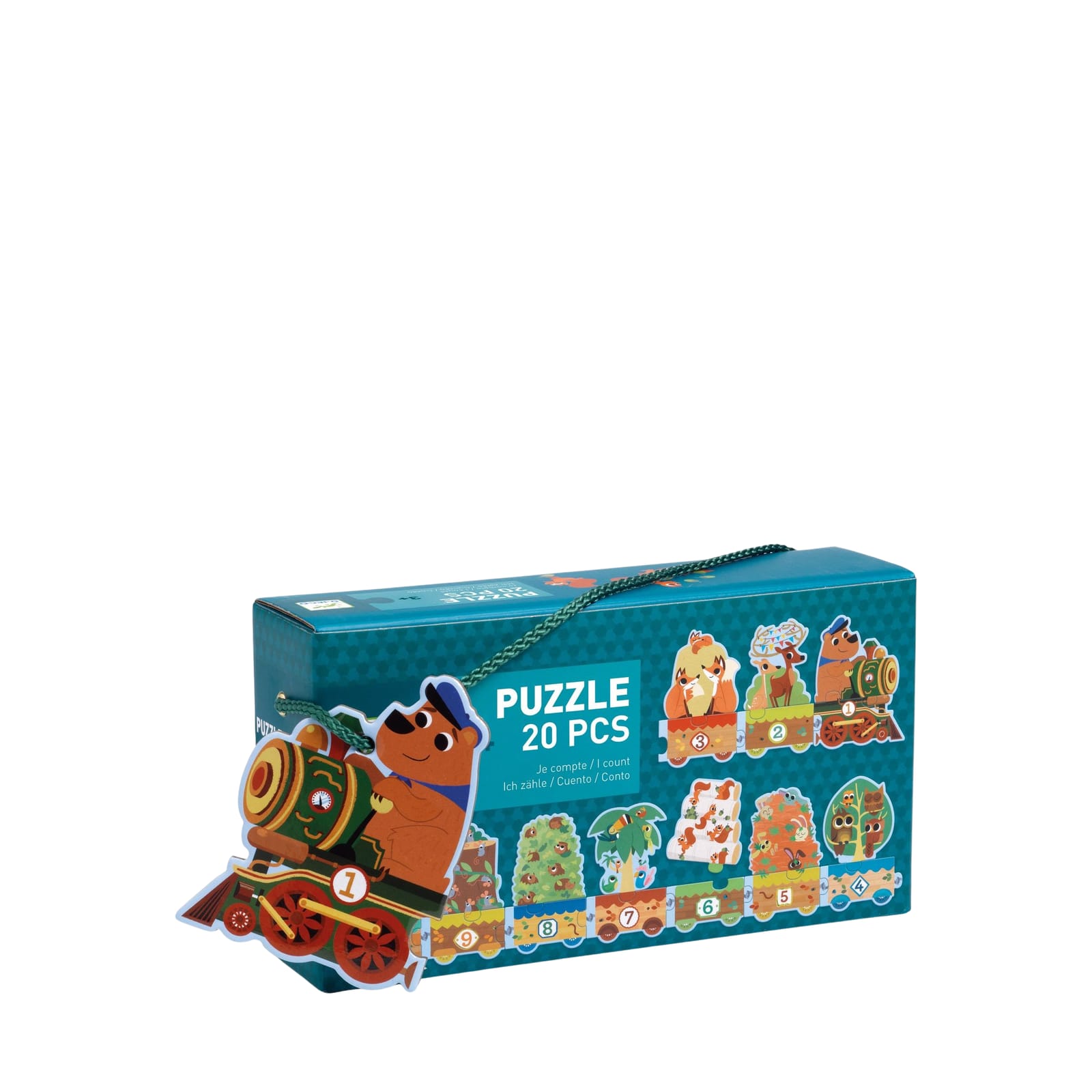 Counting 20 Piece Puzzle - Animal Train