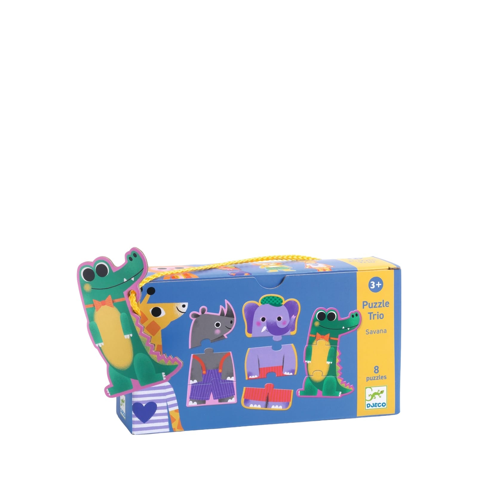 8 Trio Puzzles - Jungle Animals