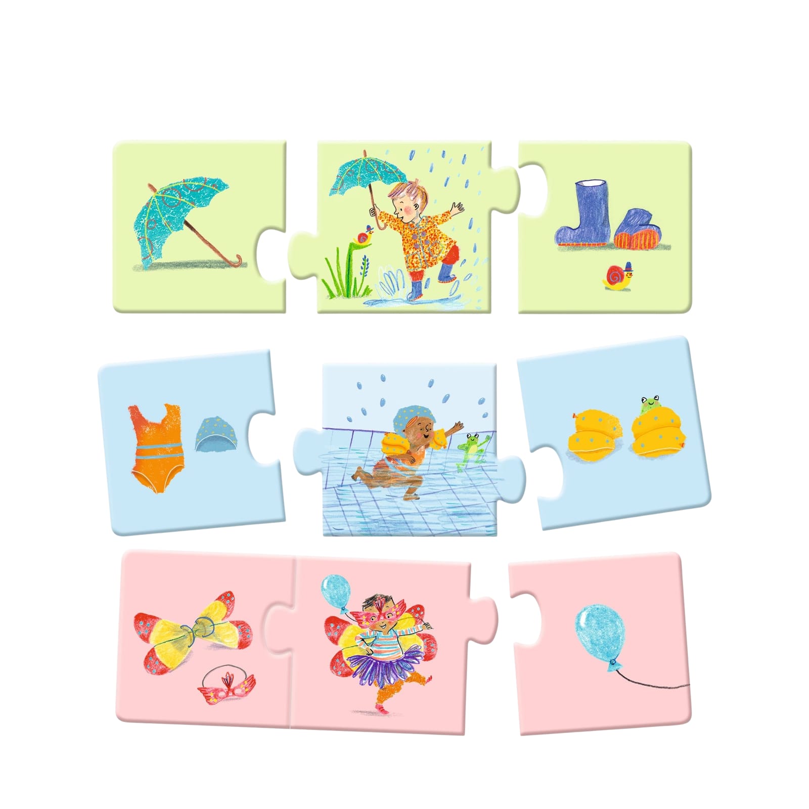 8 Trio Puzzles - My Daily Life
