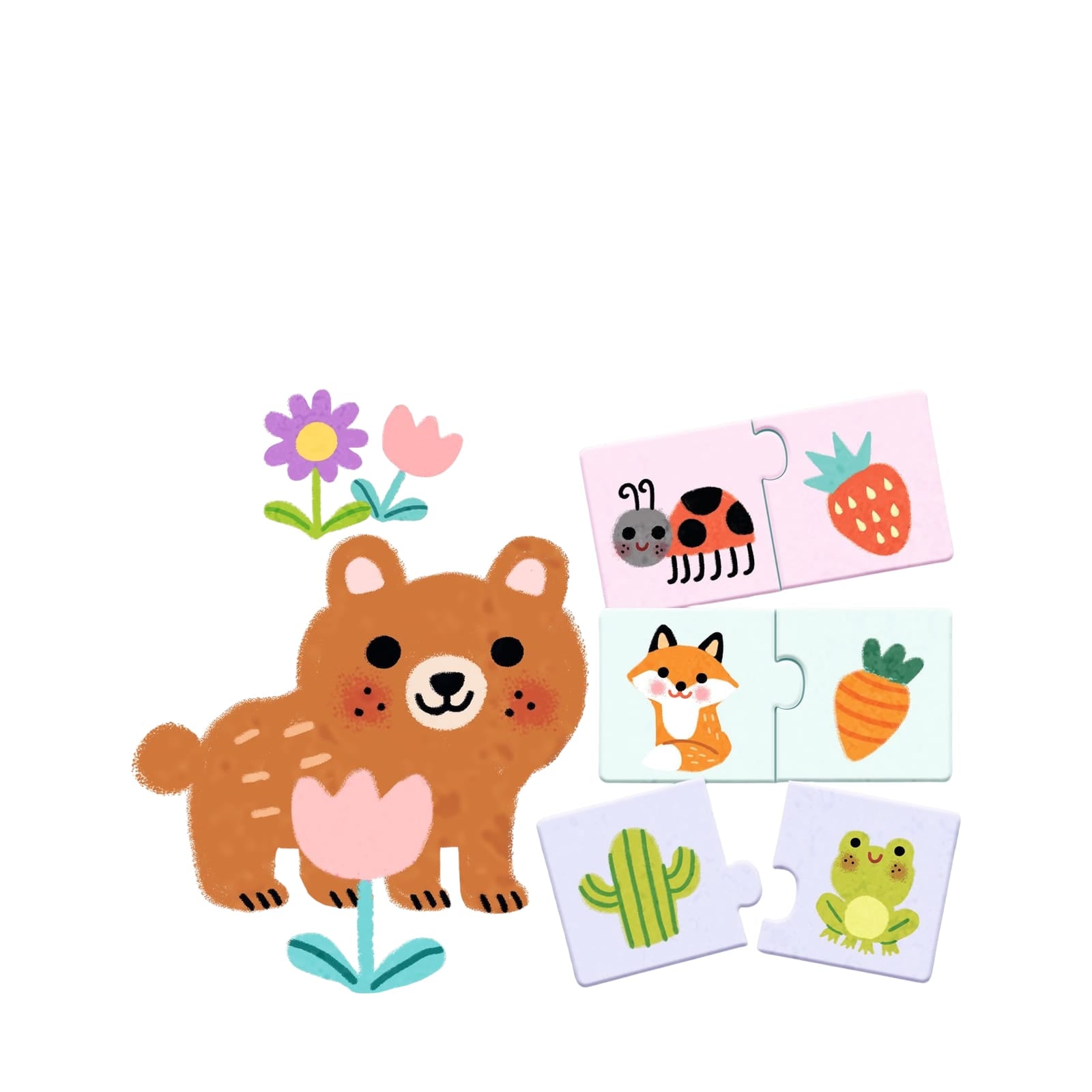 12 Duo Puzzles - Colours