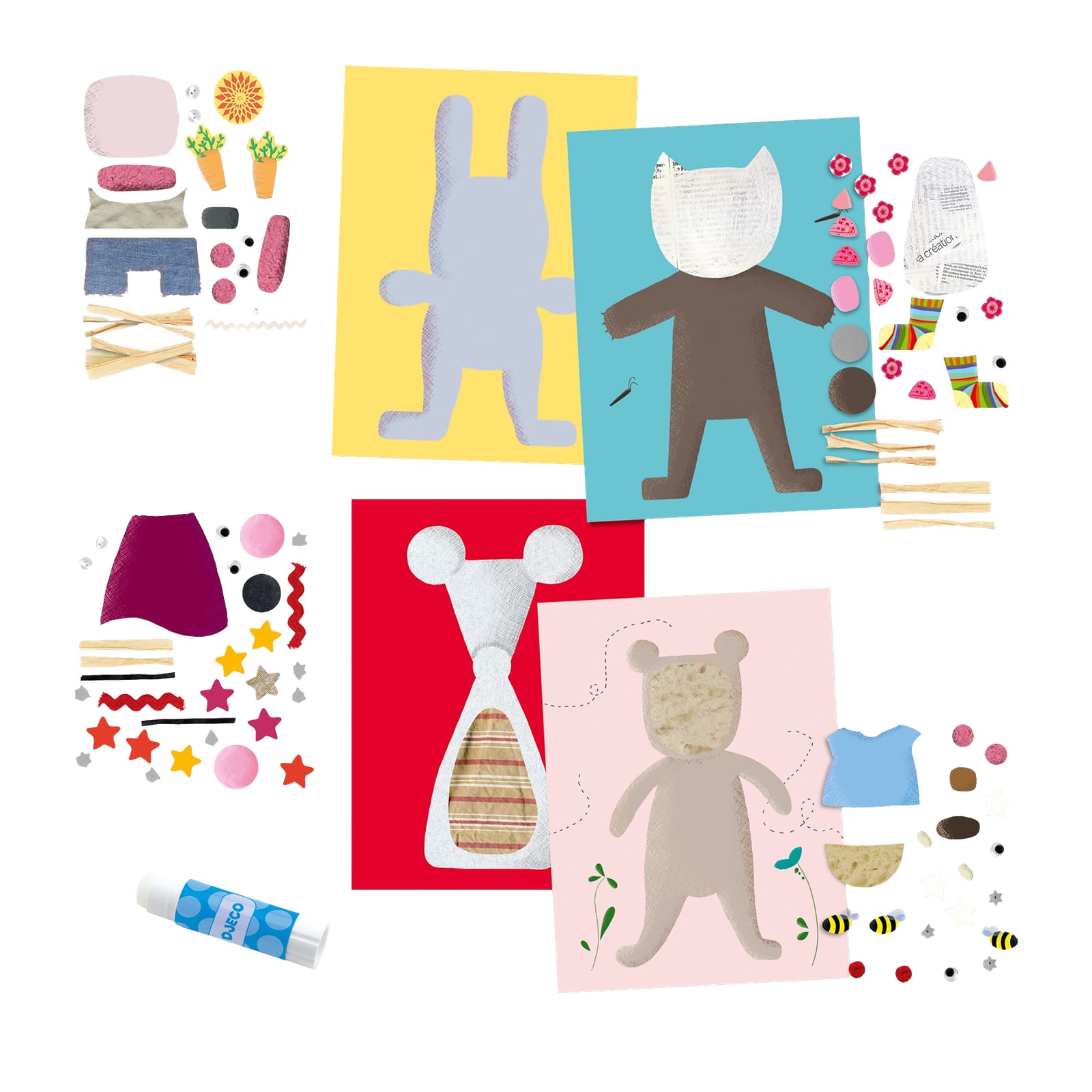 Collage Craft Set - For Little Ones