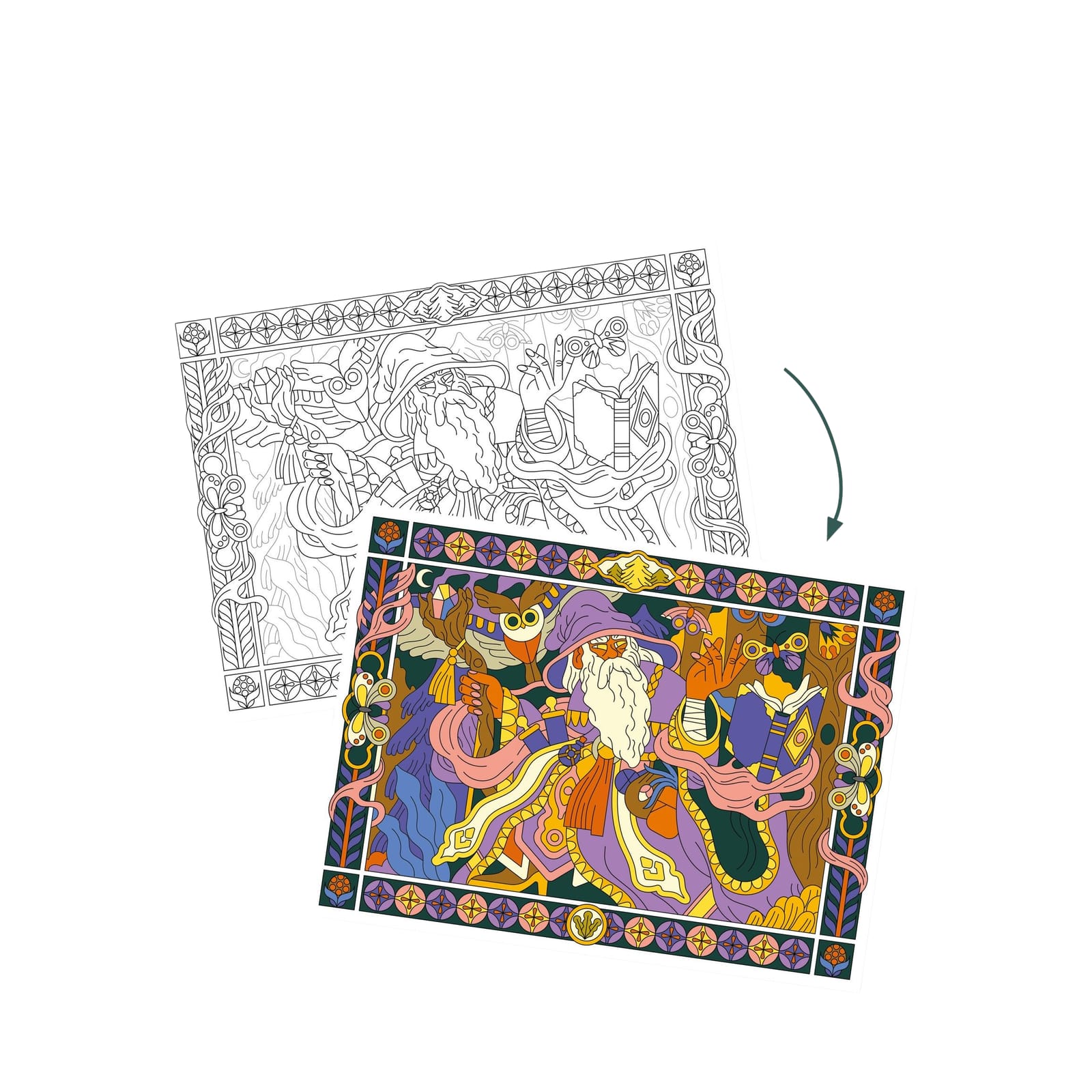 3 Colouring Posters - Heroic