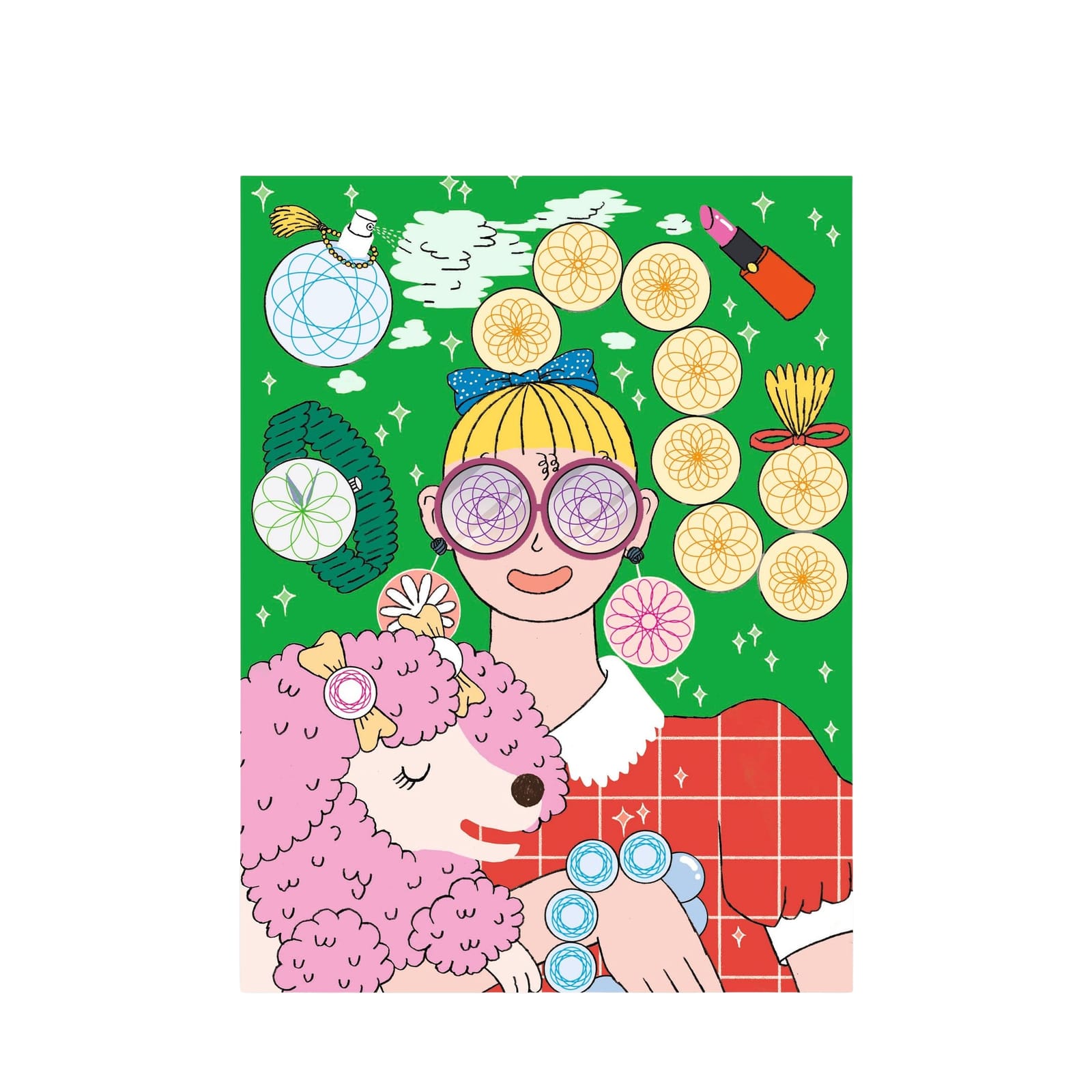 Stencil Craft Set - Spirals 10 Themes