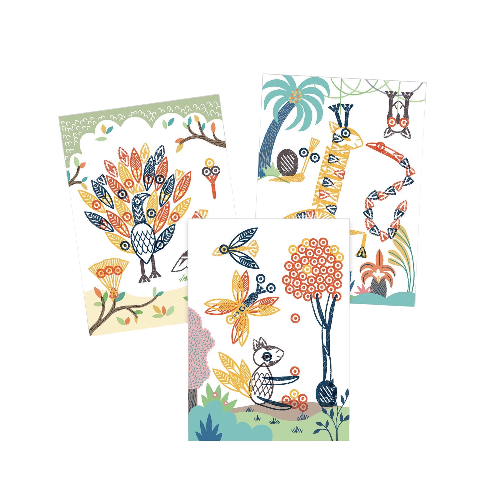 Stamps Craft Set - Surprising Animals