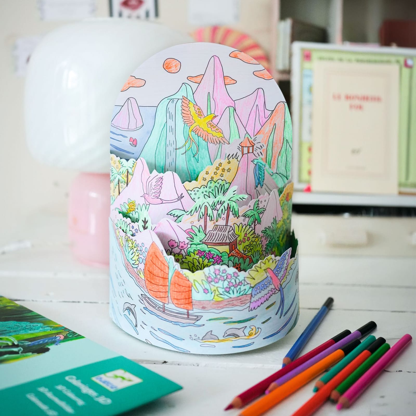 3D Colouring Craft Set - My Island