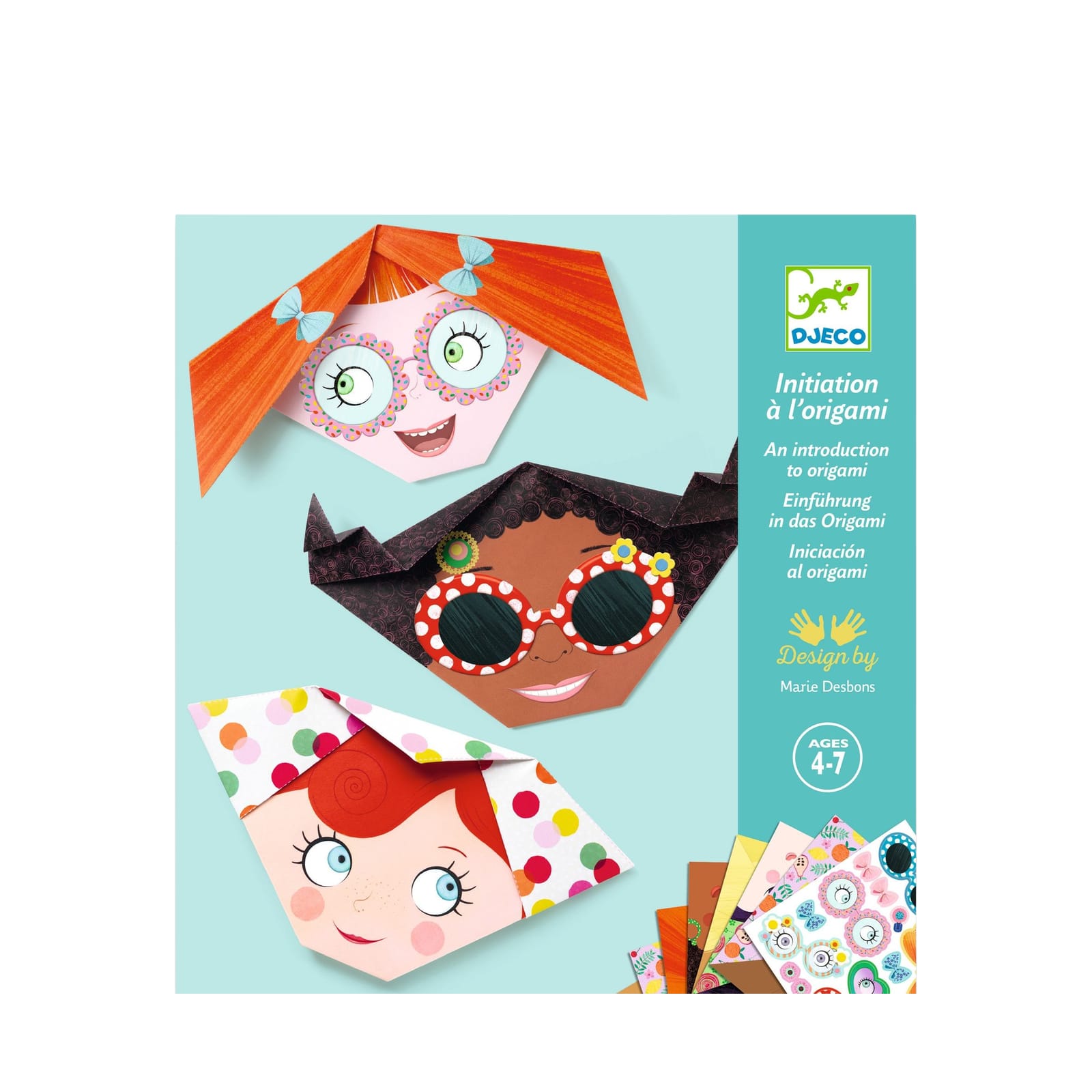 Origami Craft Set - Pretty Faces
