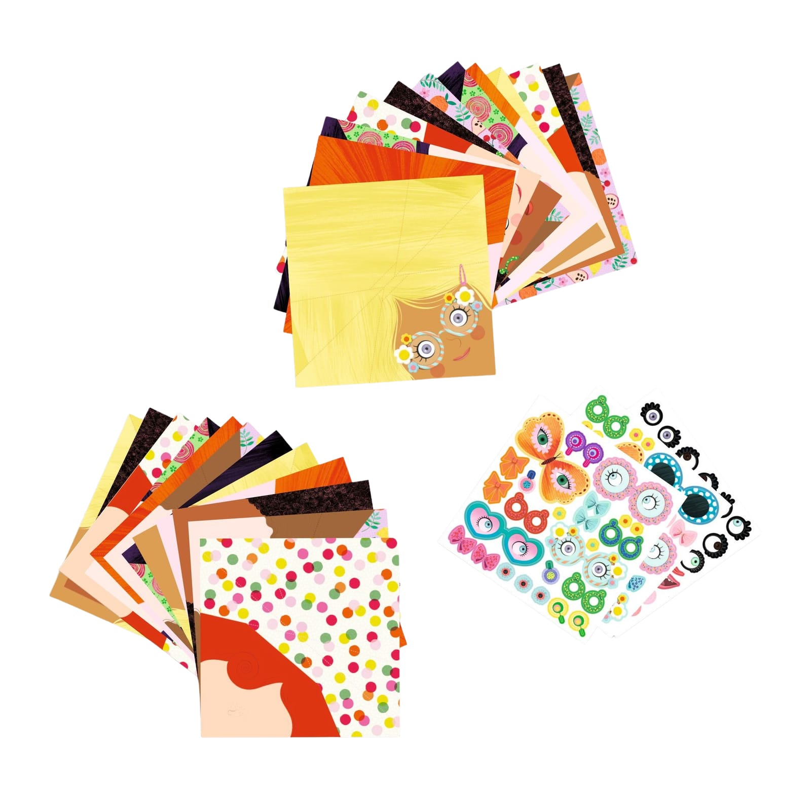 Origami Craft Set - Pretty Faces