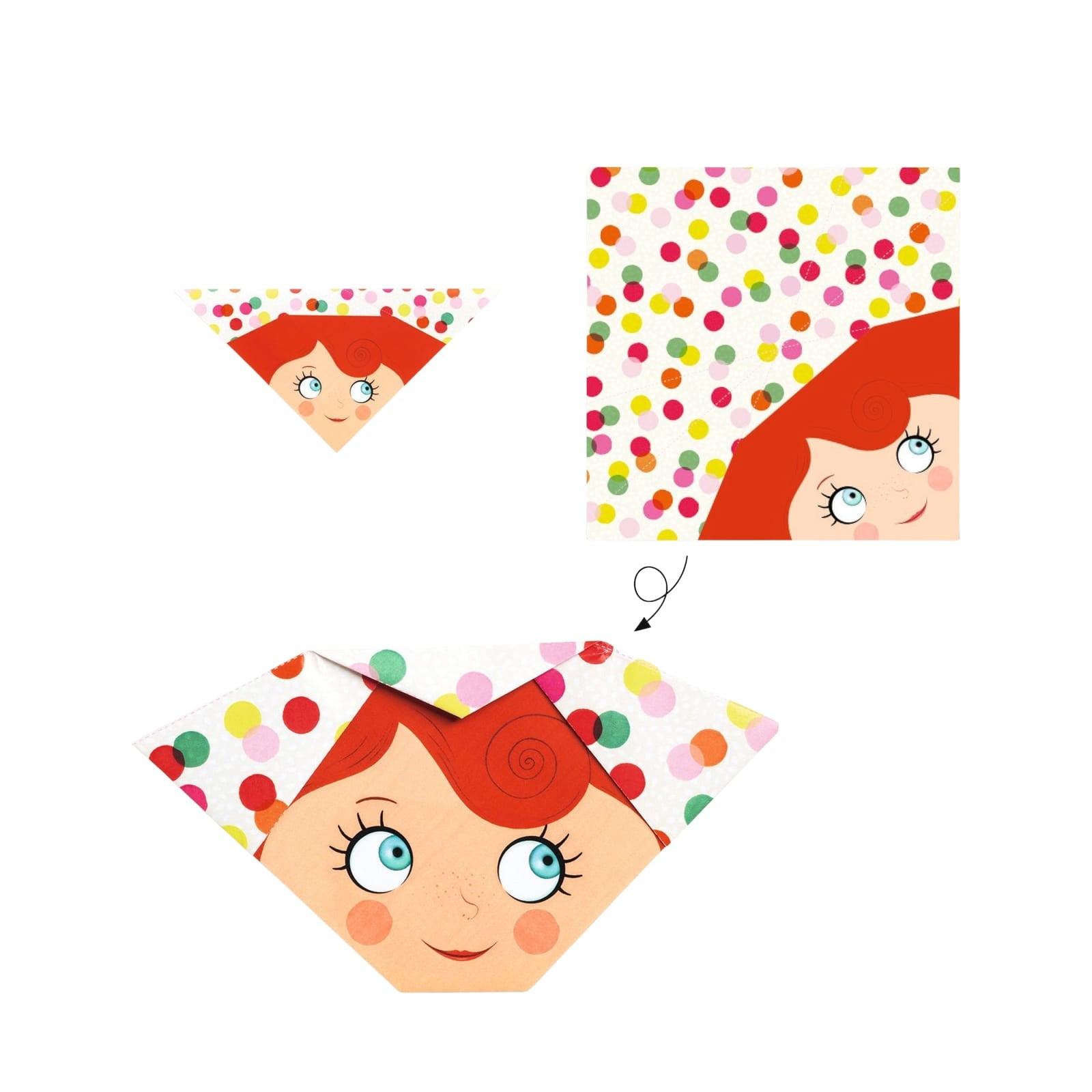 Origami Craft Set - Pretty Faces