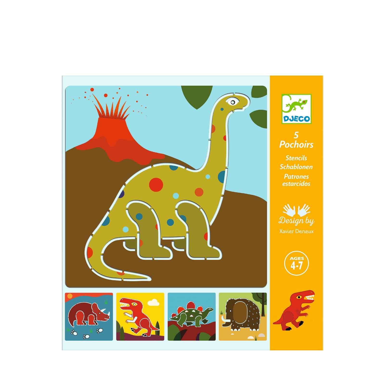 Stencil Craft Set - Dinosaurs