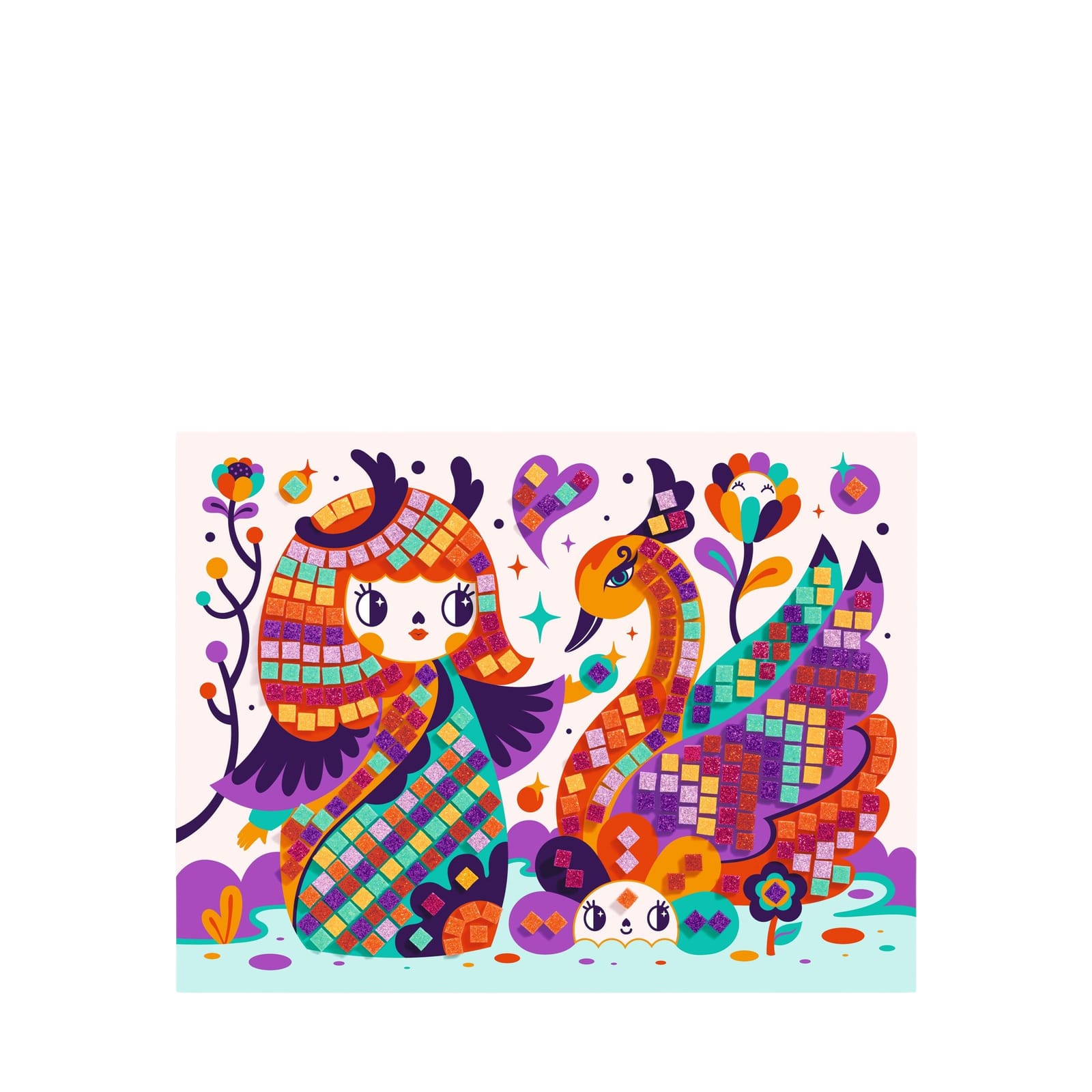 Mosaic Craft Set - Kokeshi