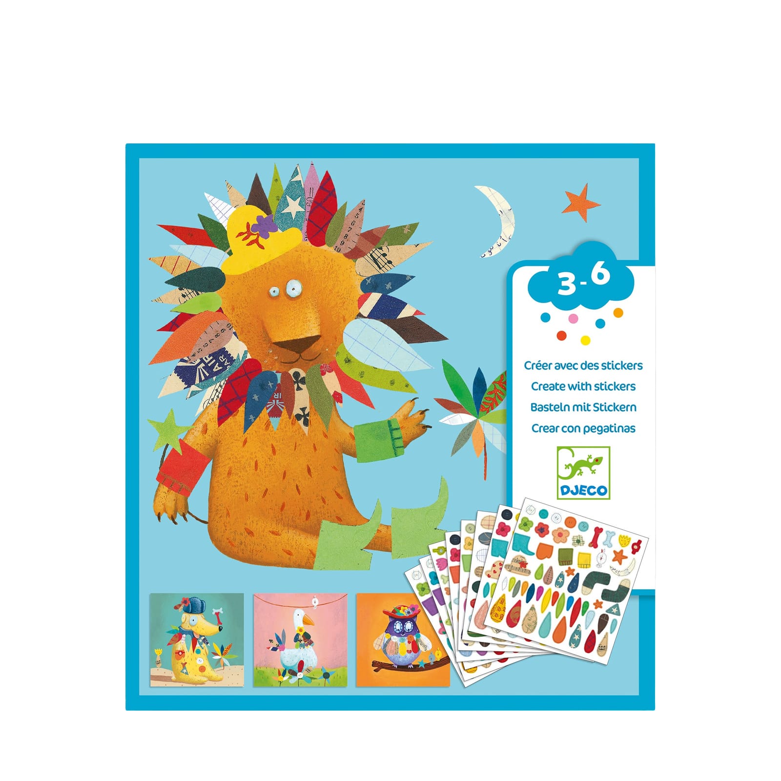 Stickers Craft Set - Create Animals