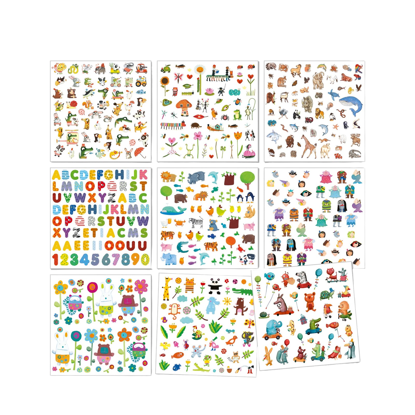 1000 Coloured Stickers - For Little Ones