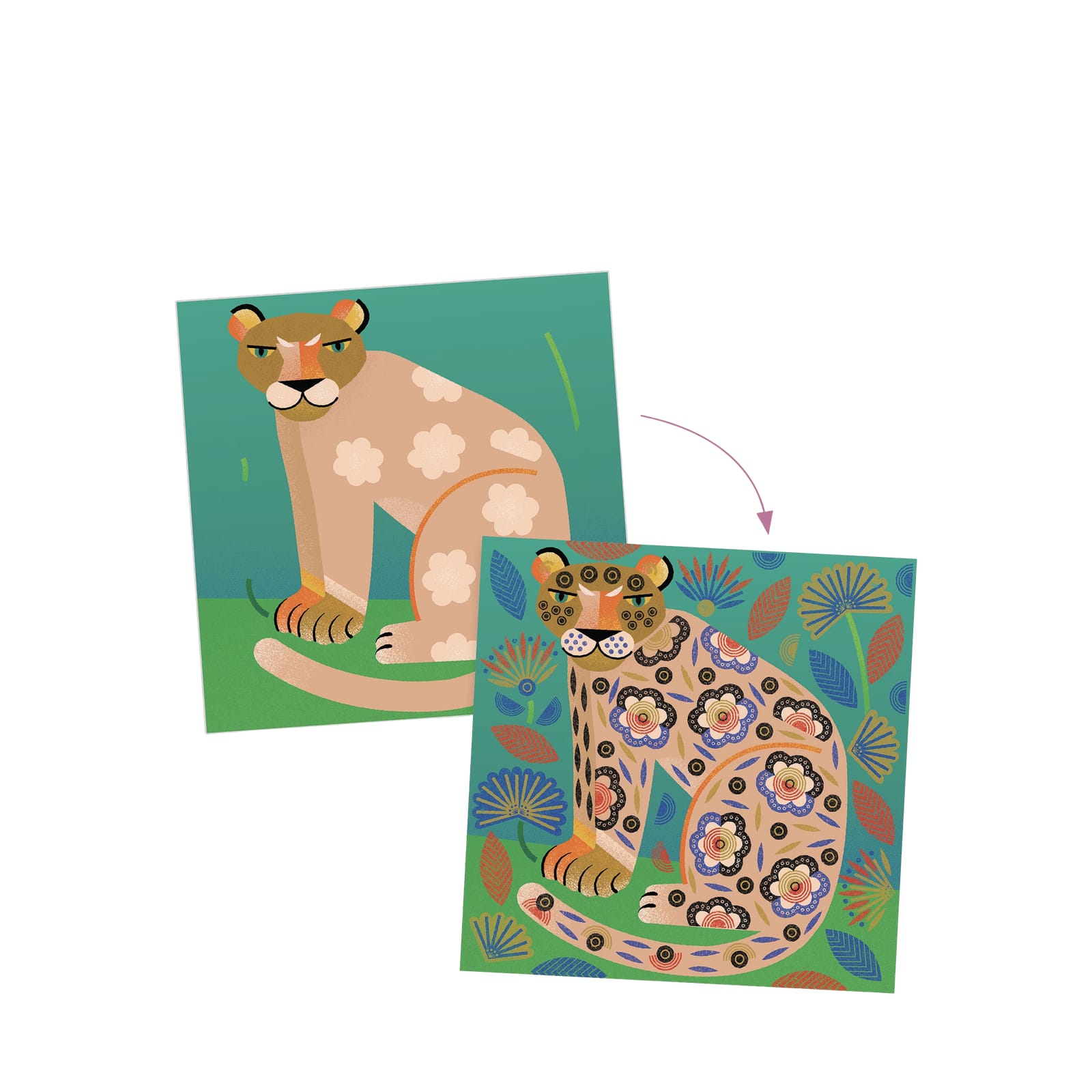 Stamps Craft Set - Patterns and Animals