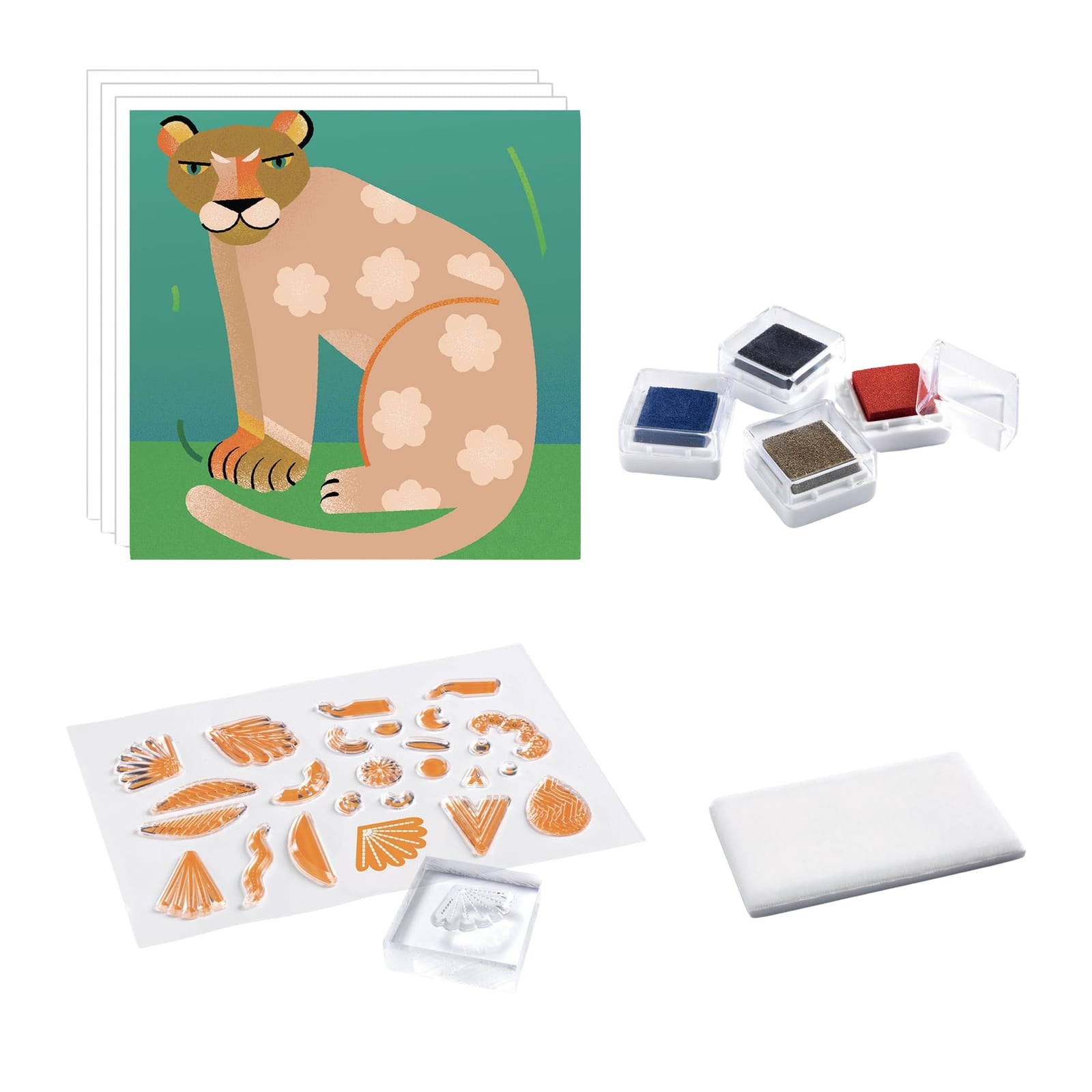 Stamps Craft Set - Patterns and Animals