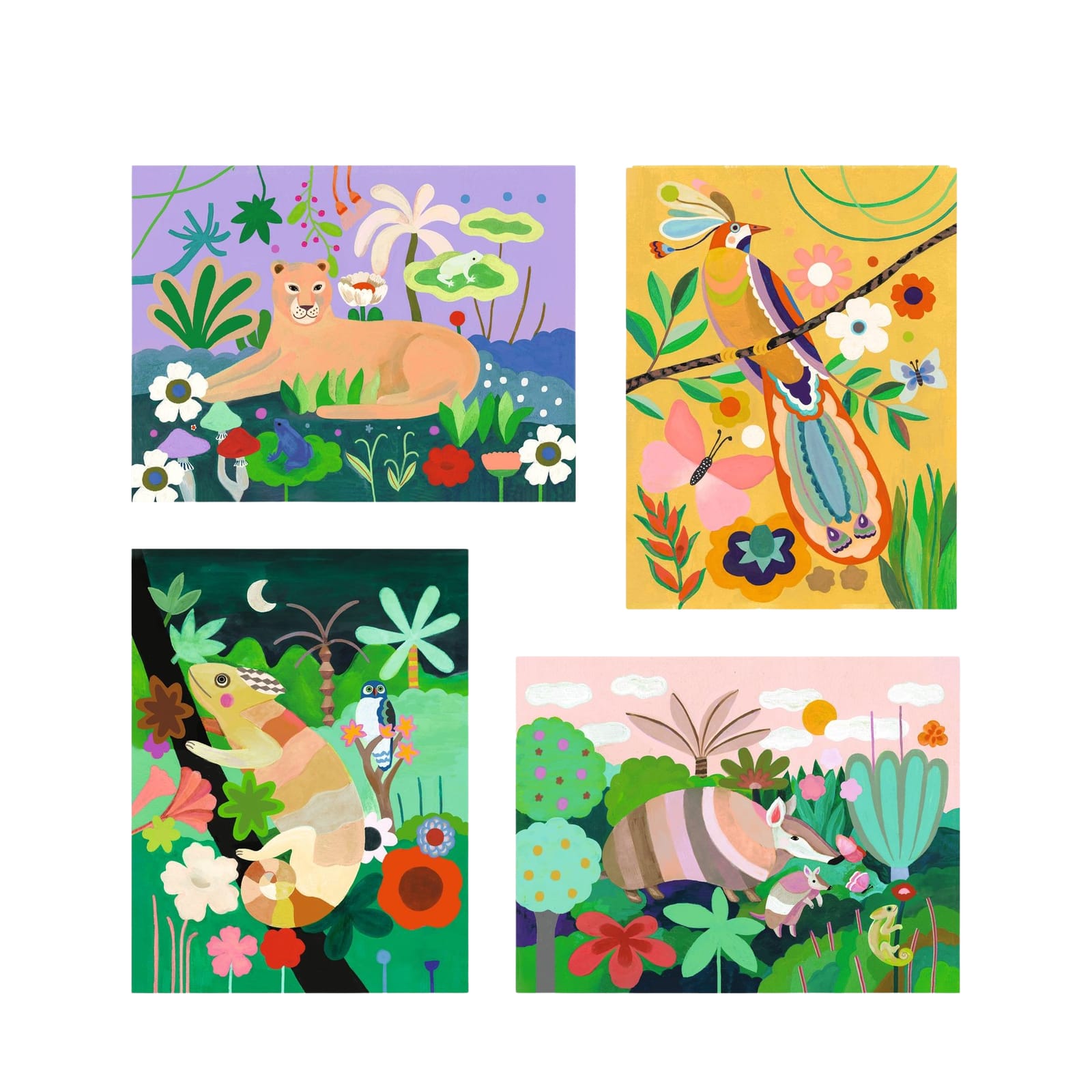 3D Painting Craft Set - Tropical Forest