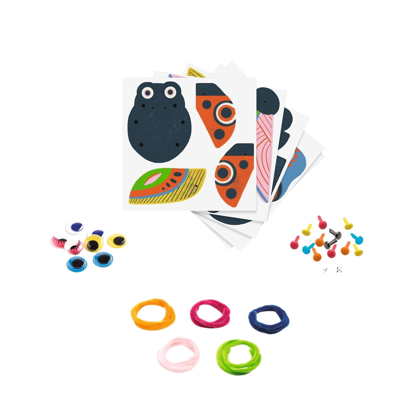Pipe Cleaner Craft Set - Fuzzy Bugs