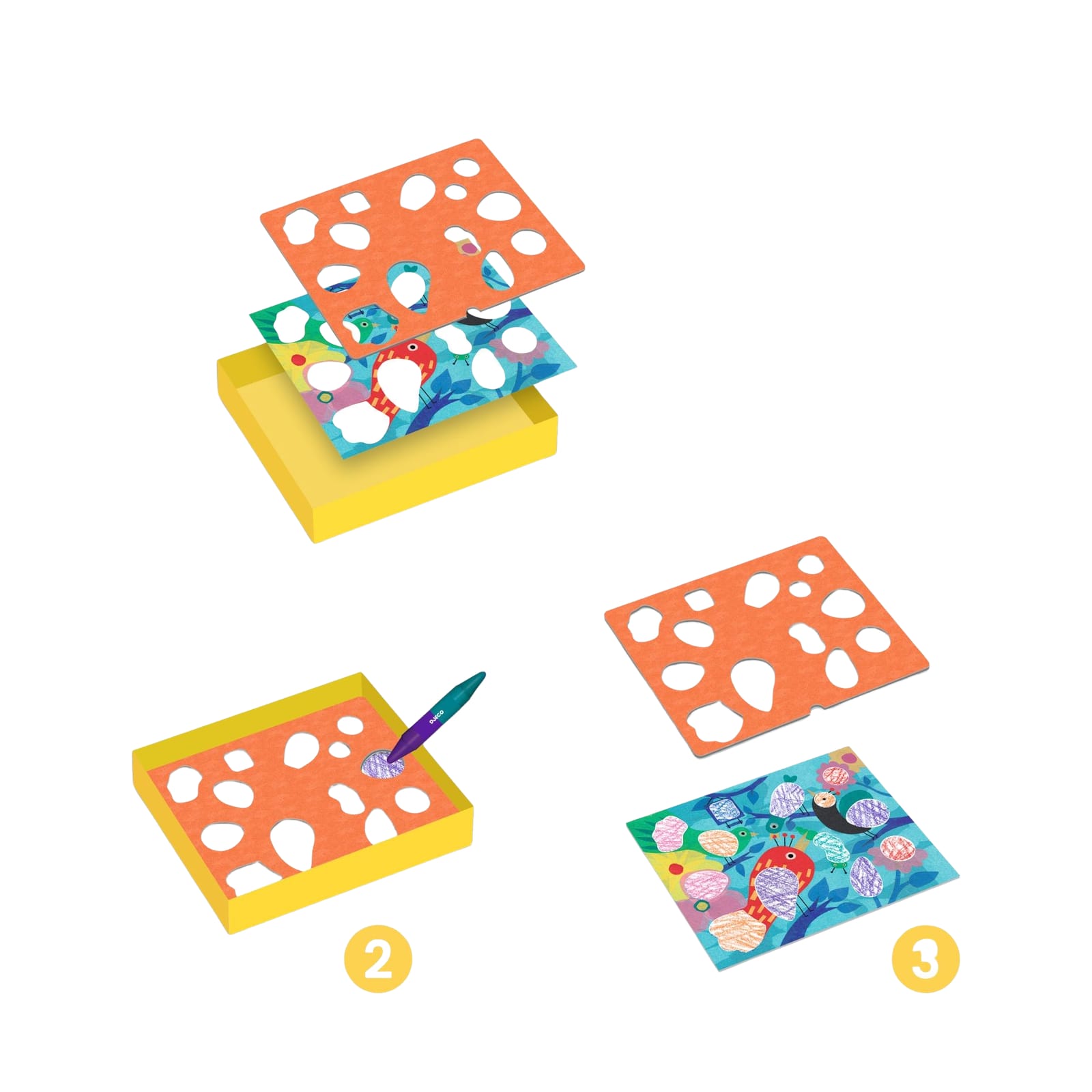 Stencil Craft Set - Birdie and Co