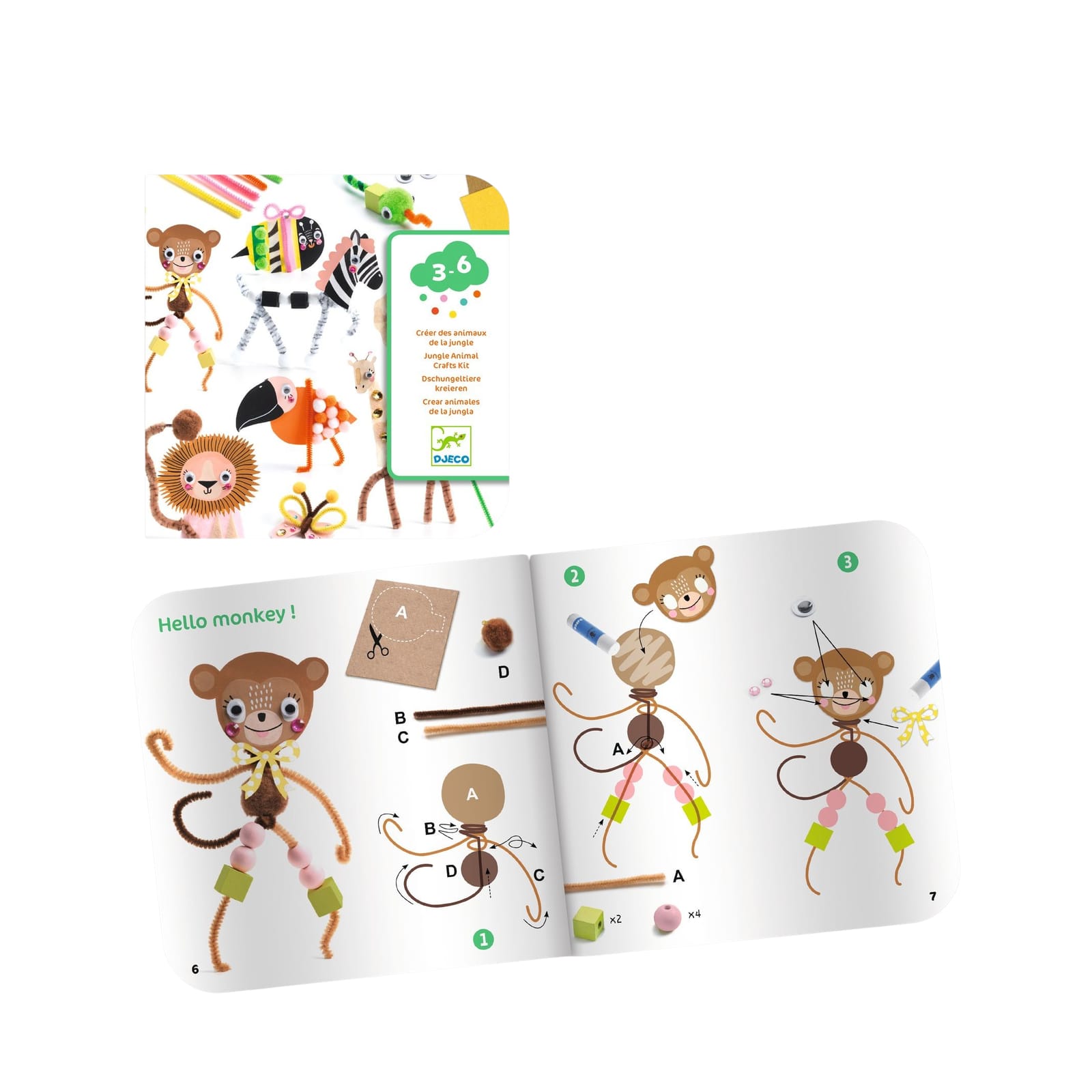 Craft Set - Jungle Animals