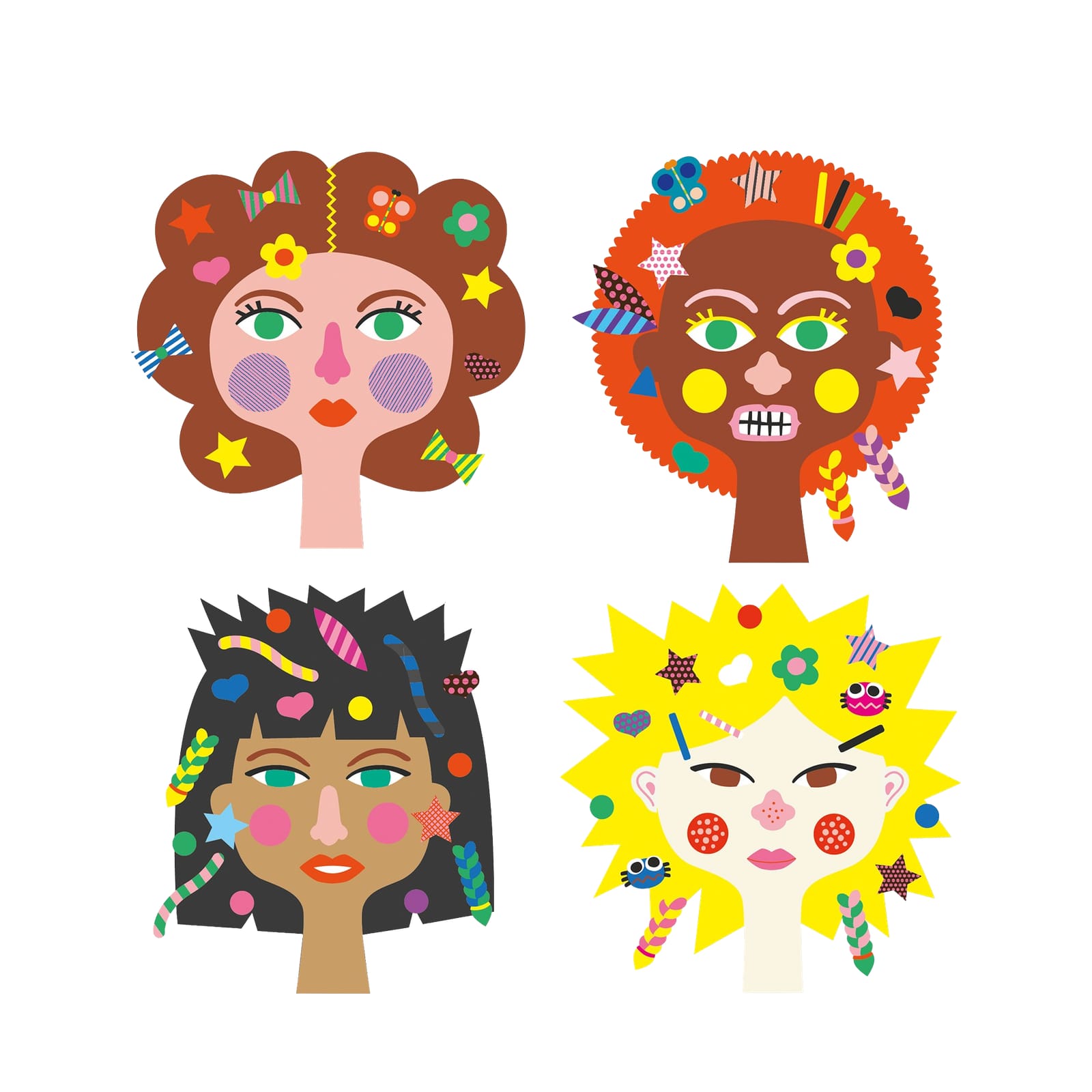 Stickers Craft Set - Hairdresser