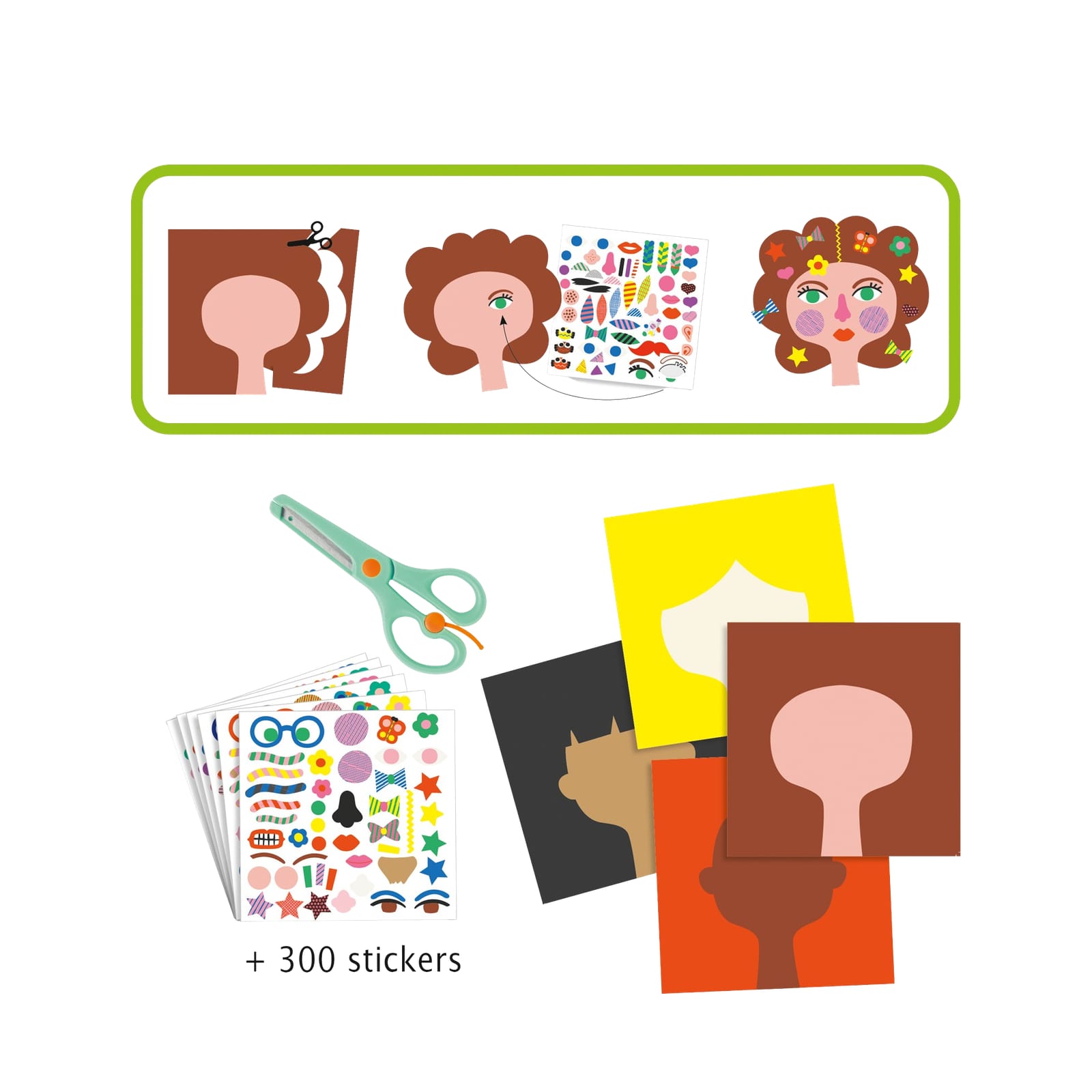Stickers Craft Set - Hairdresser