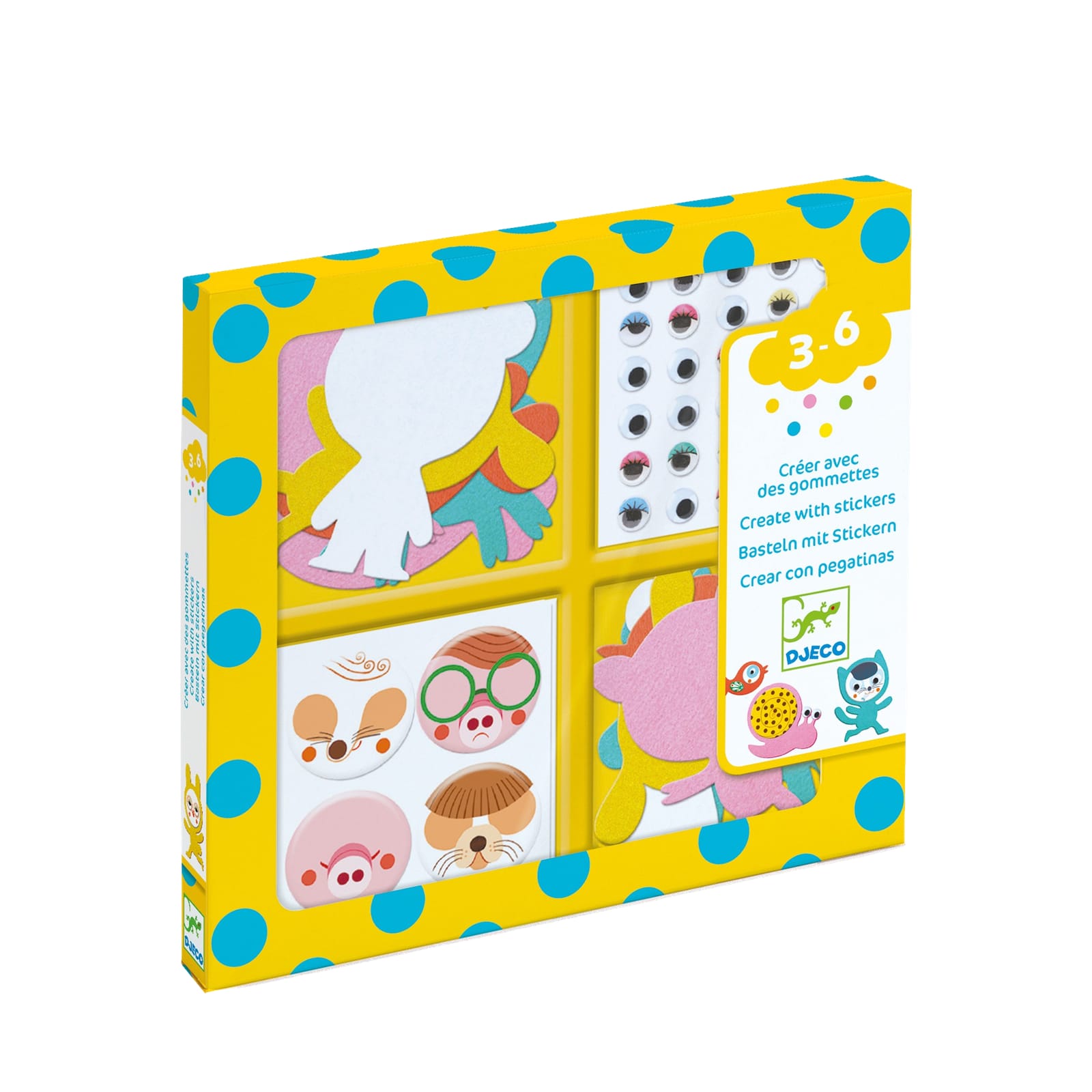Stickers Collage Craft Set - I Love Animals