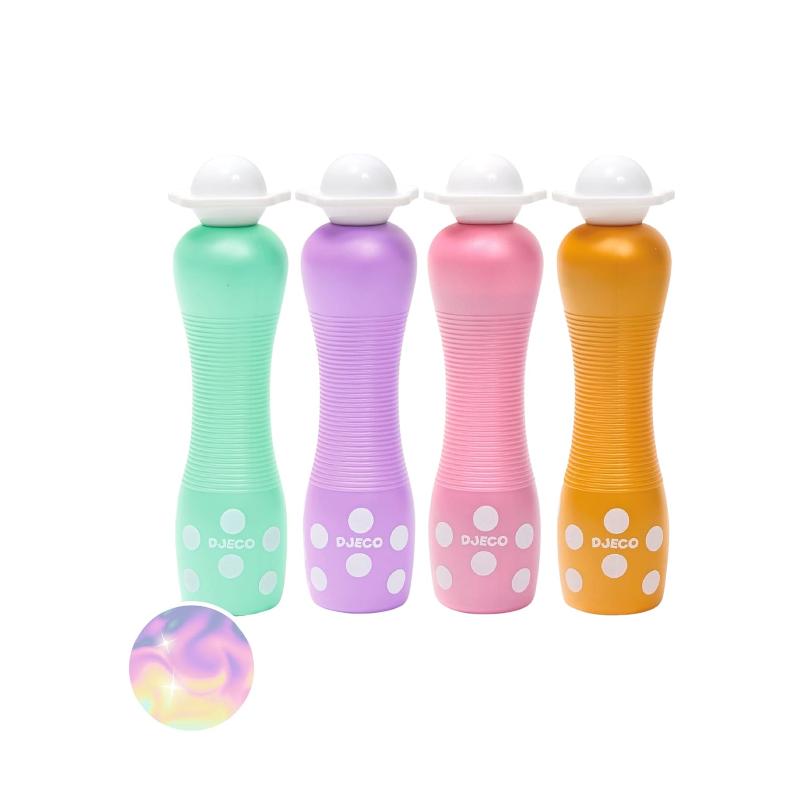 6 Colouring Foam Dot Markers - Pearly