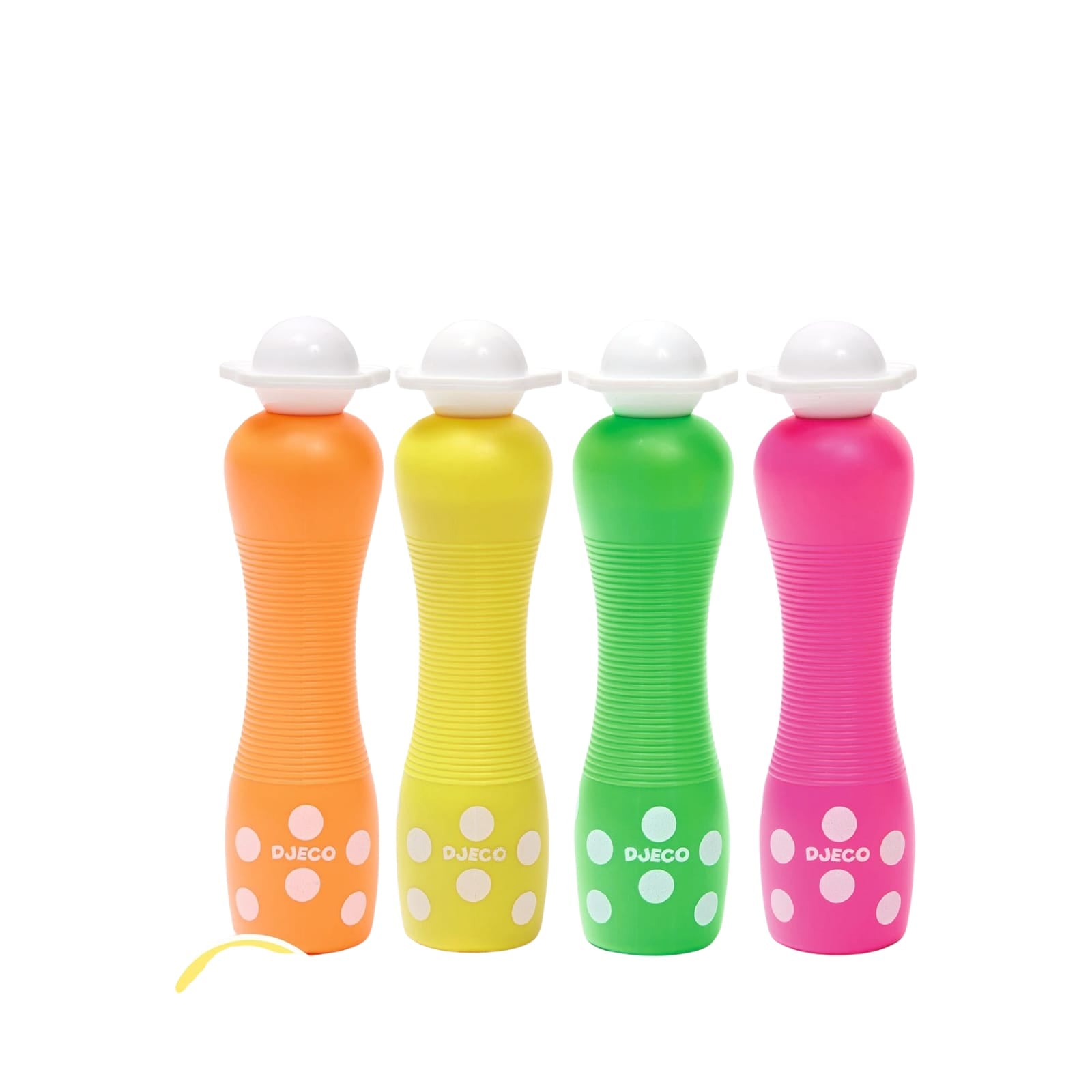 6 Colouring Foam Dot Markers - Neon