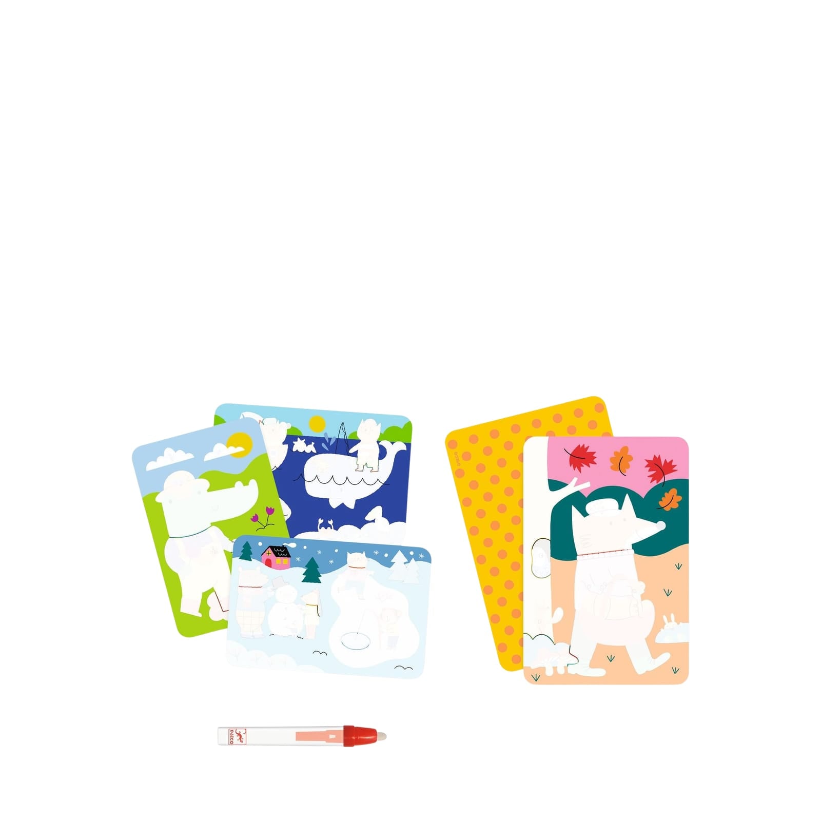 Magic Water Colouring Boards - Four Seasons